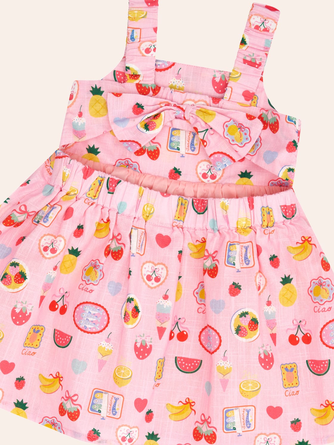 Beach Club Paradise Tie Dress DRESS Huxbaby Shopify