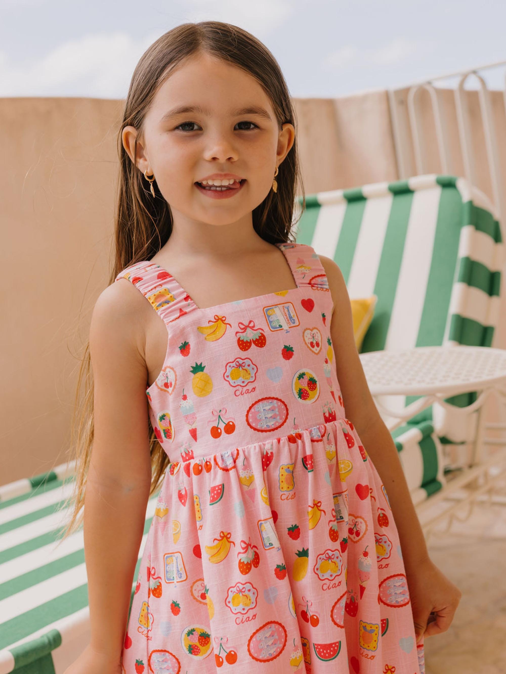 Beach Club Paradise Tie Dress DRESS Huxbaby Shopify