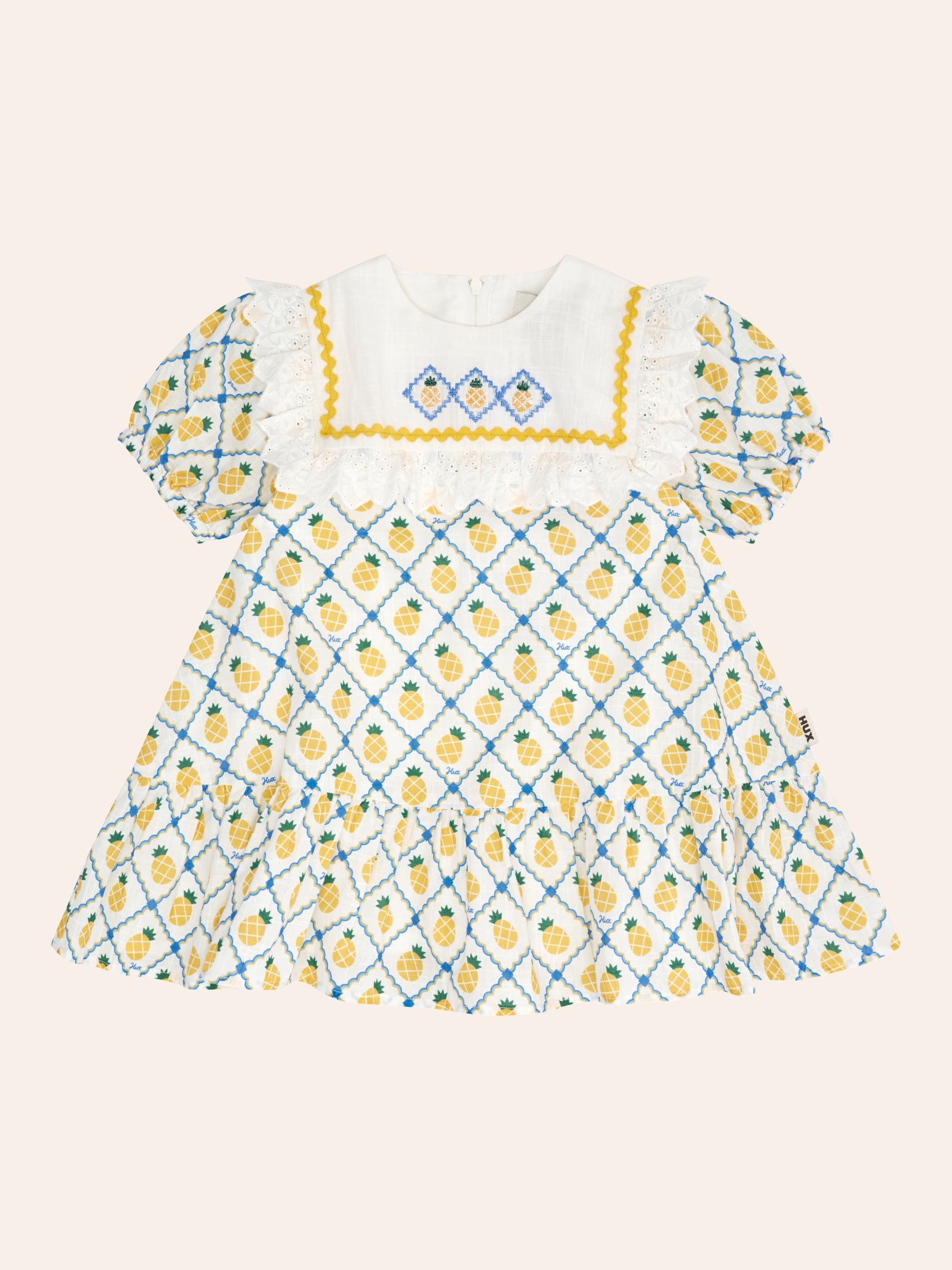 Pineapple Tile Dress DRESS Huxbaby Shopify