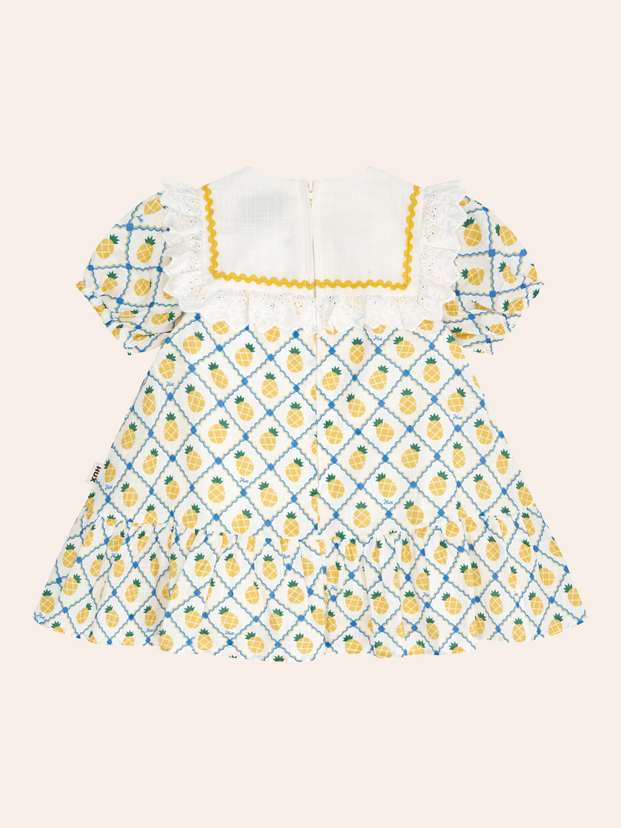 Pineapple Tile Dress DRESS Huxbaby Shopify