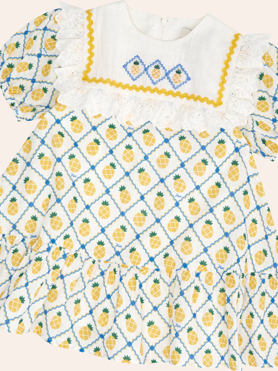 Pineapple Tile Dress DRESS Huxbaby Shopify