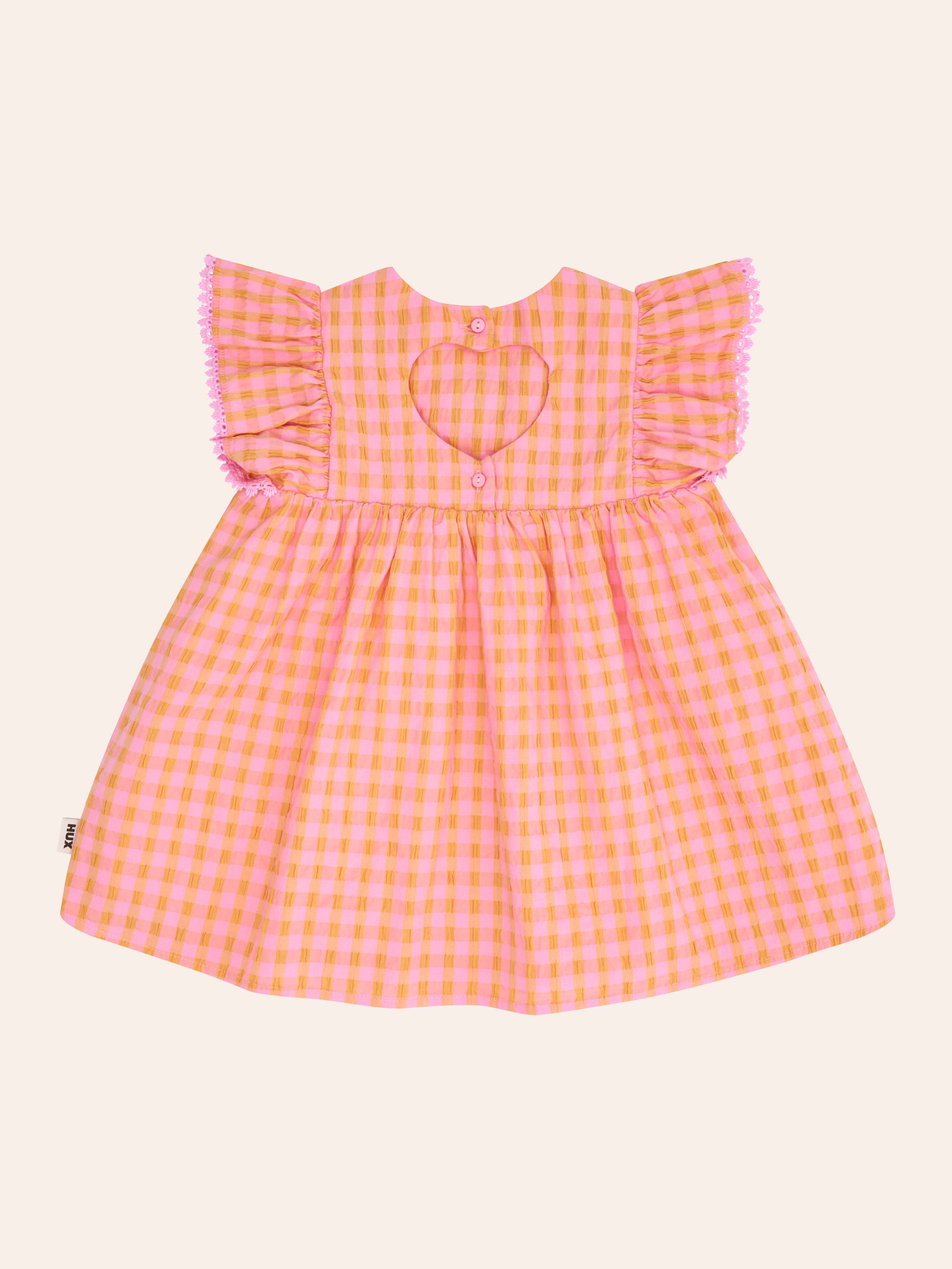 Mango Sherbet Garment Dye Seersucker Dress DRESS Huxbaby Shopify