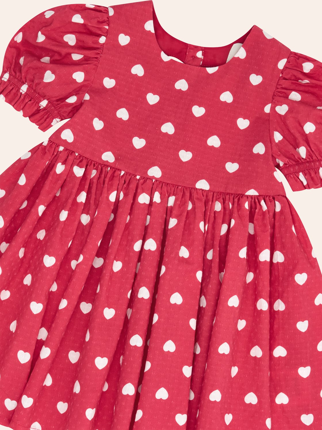 I Heart You Puff Sleeve Dress DRESS Huxbaby Shopify