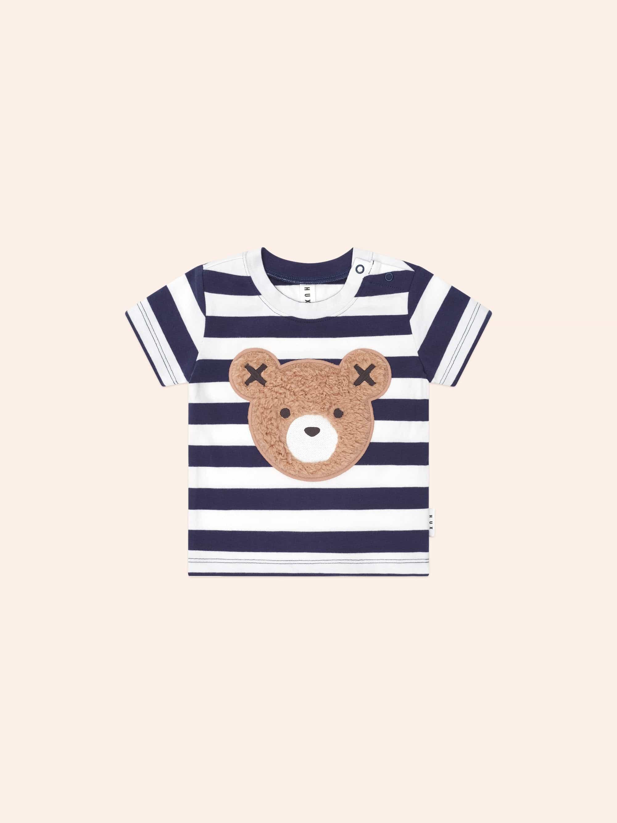 Furry Huxbear Stripe Tee T-SHIRT Huxbaby