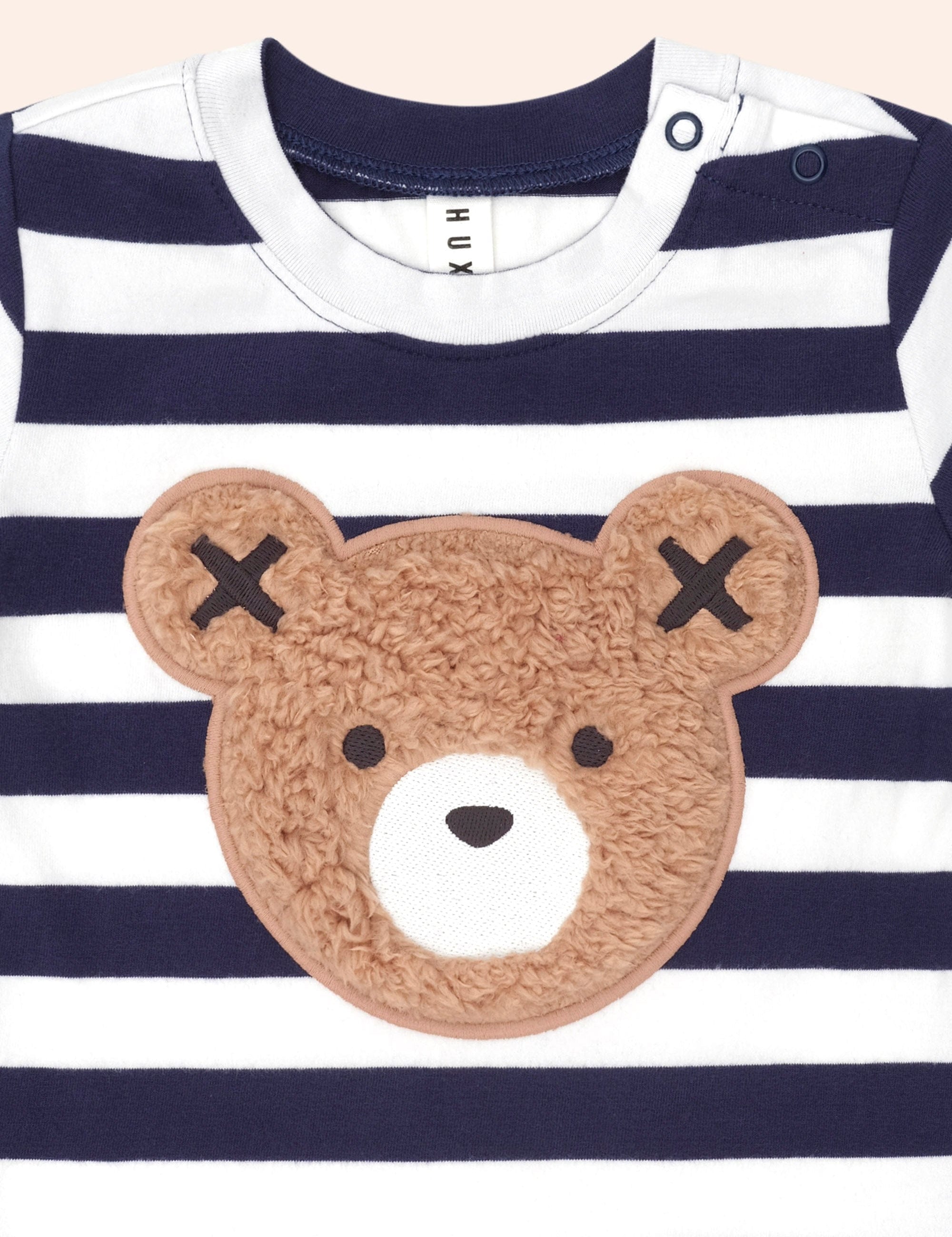 Furry Huxbear Stripe Tee T-SHIRT Huxbaby
