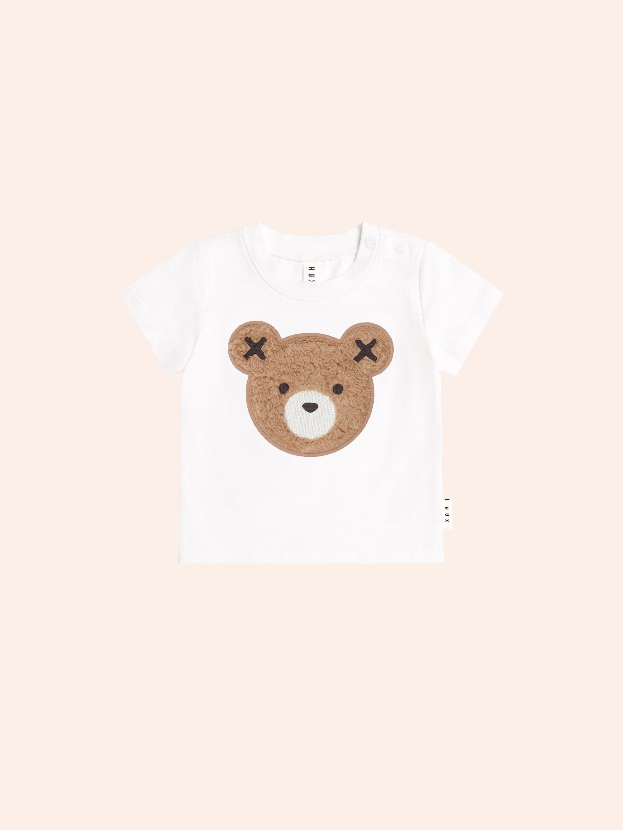 Furry Huxbear White Tee T-SHIRT Huxbaby