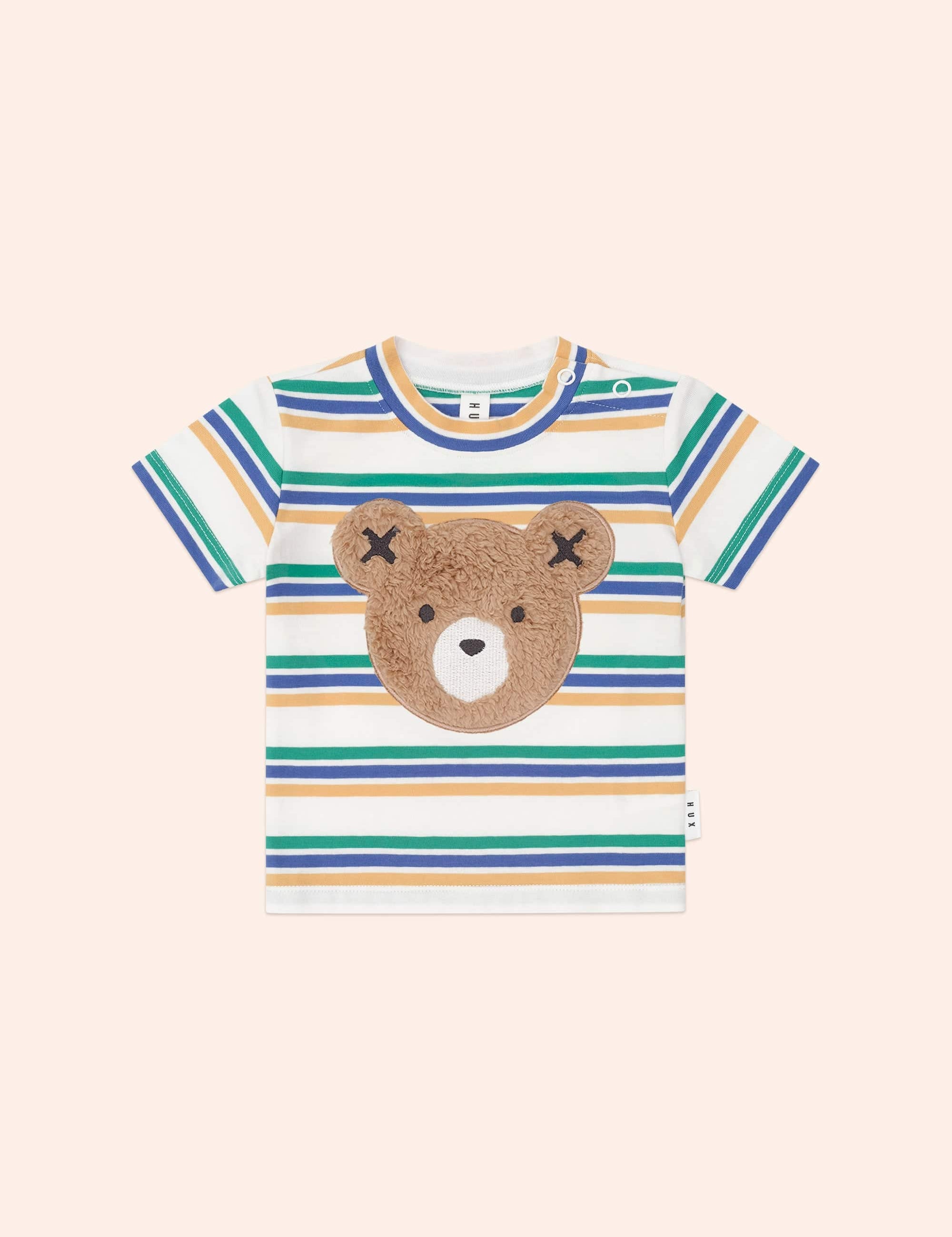 Furry Huxbear College Stripe Tee T-SHIRT Huxbaby