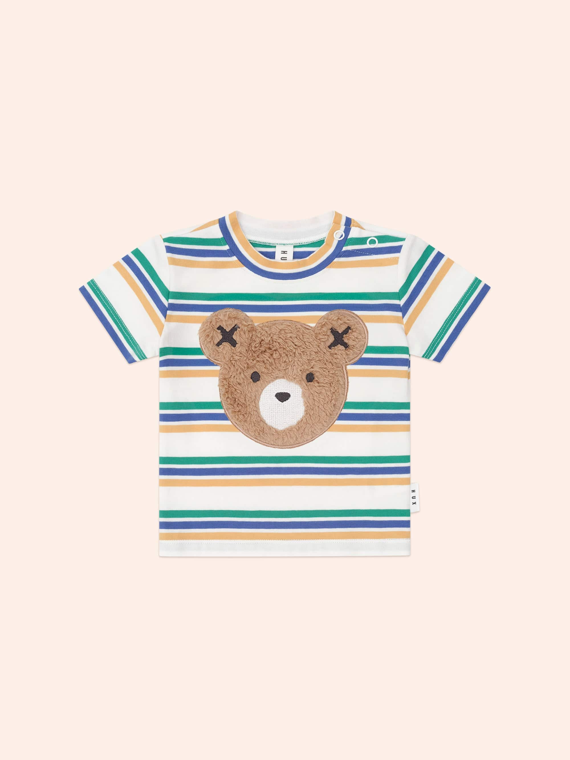 Furry Huxbear College Stripe Tee T-SHIRT Huxbaby