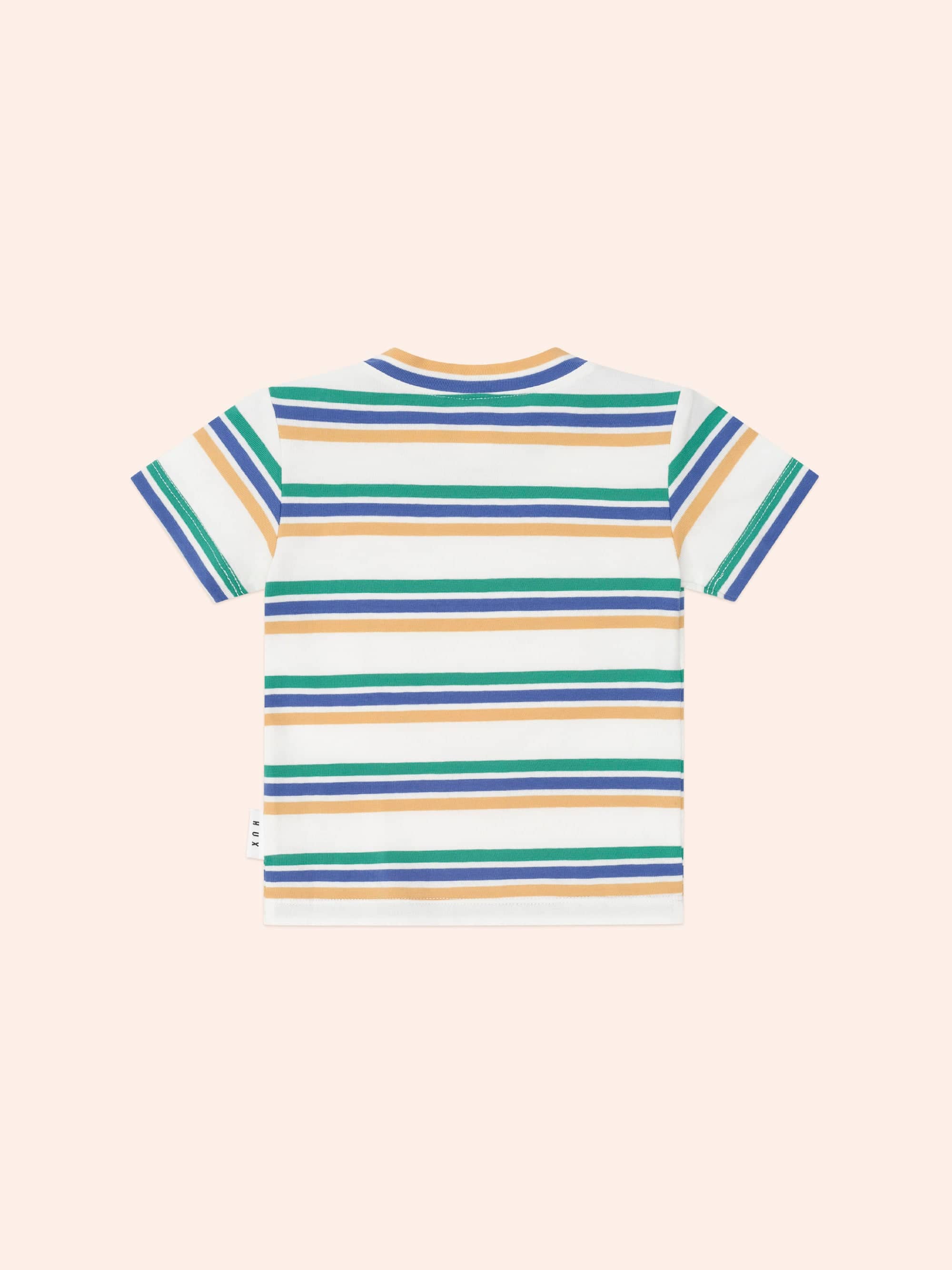 Furry Huxbear College Stripe Tee T-SHIRT Huxbaby
