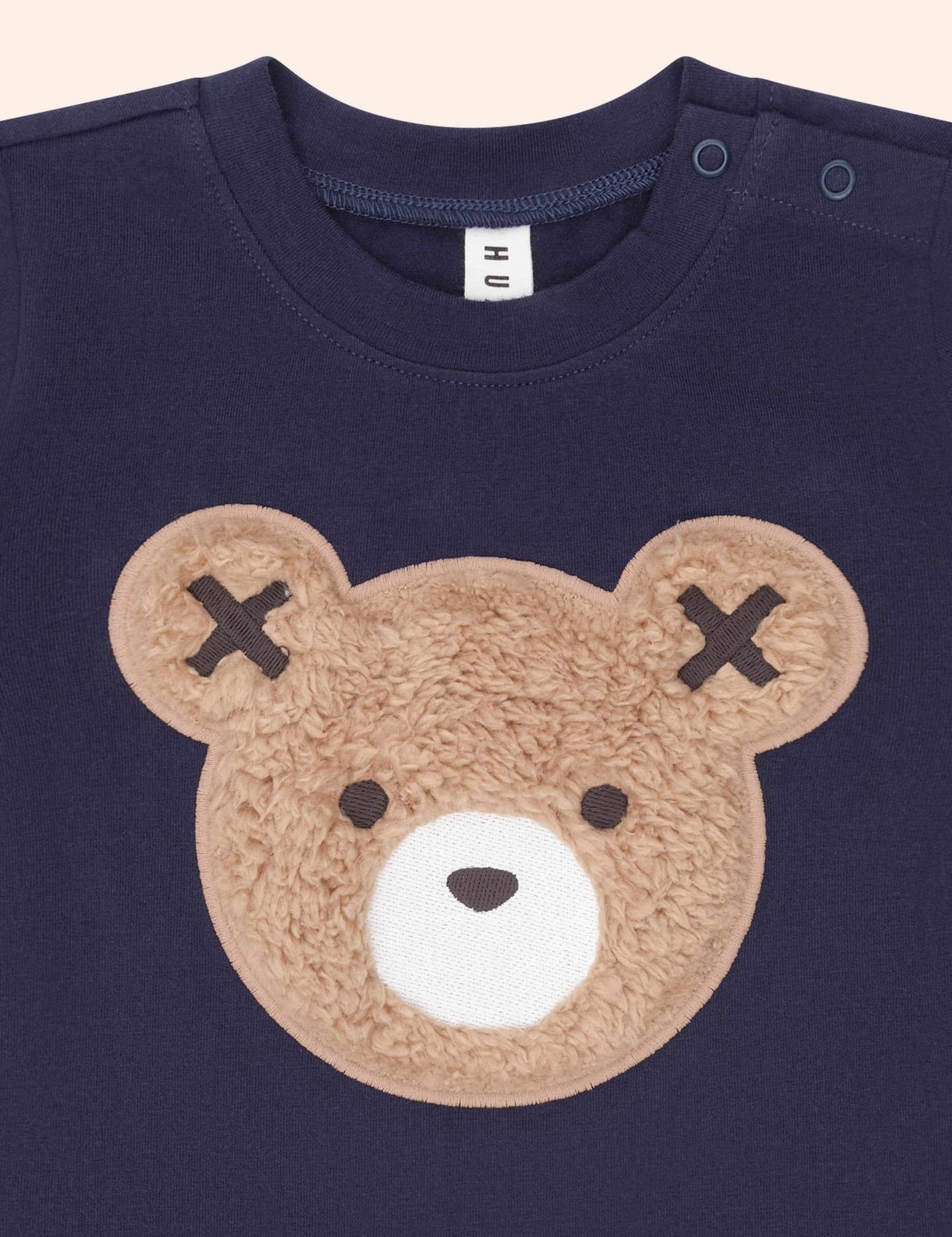 Furry Huxbear Navy Tee T-SHIRT Huxbaby