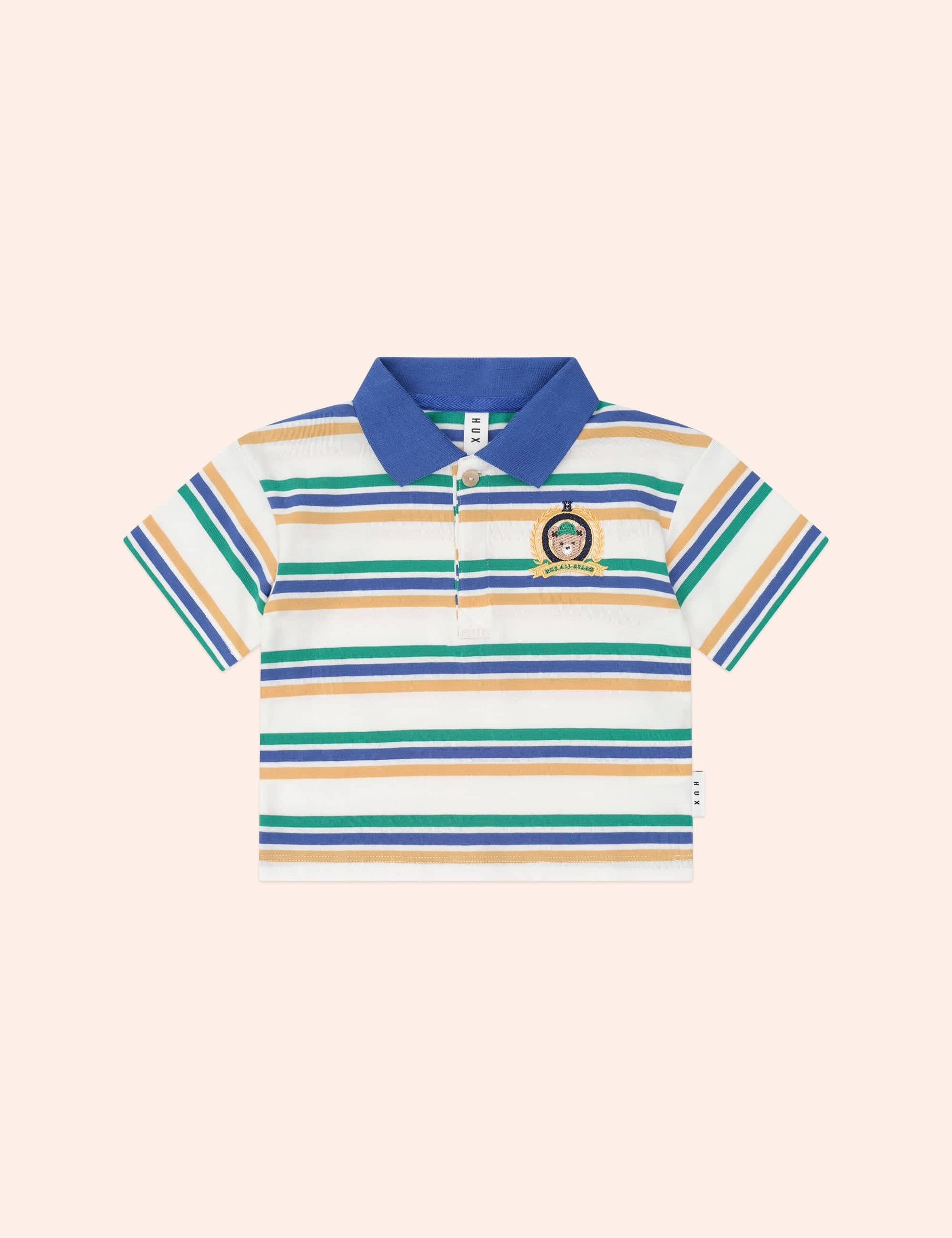 Collegiate Hux Stripe Polo T-SHIRT Huxbaby