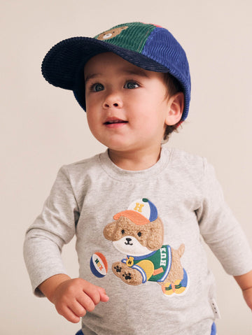 Basketball Doggy Top TOP LS Huxbaby