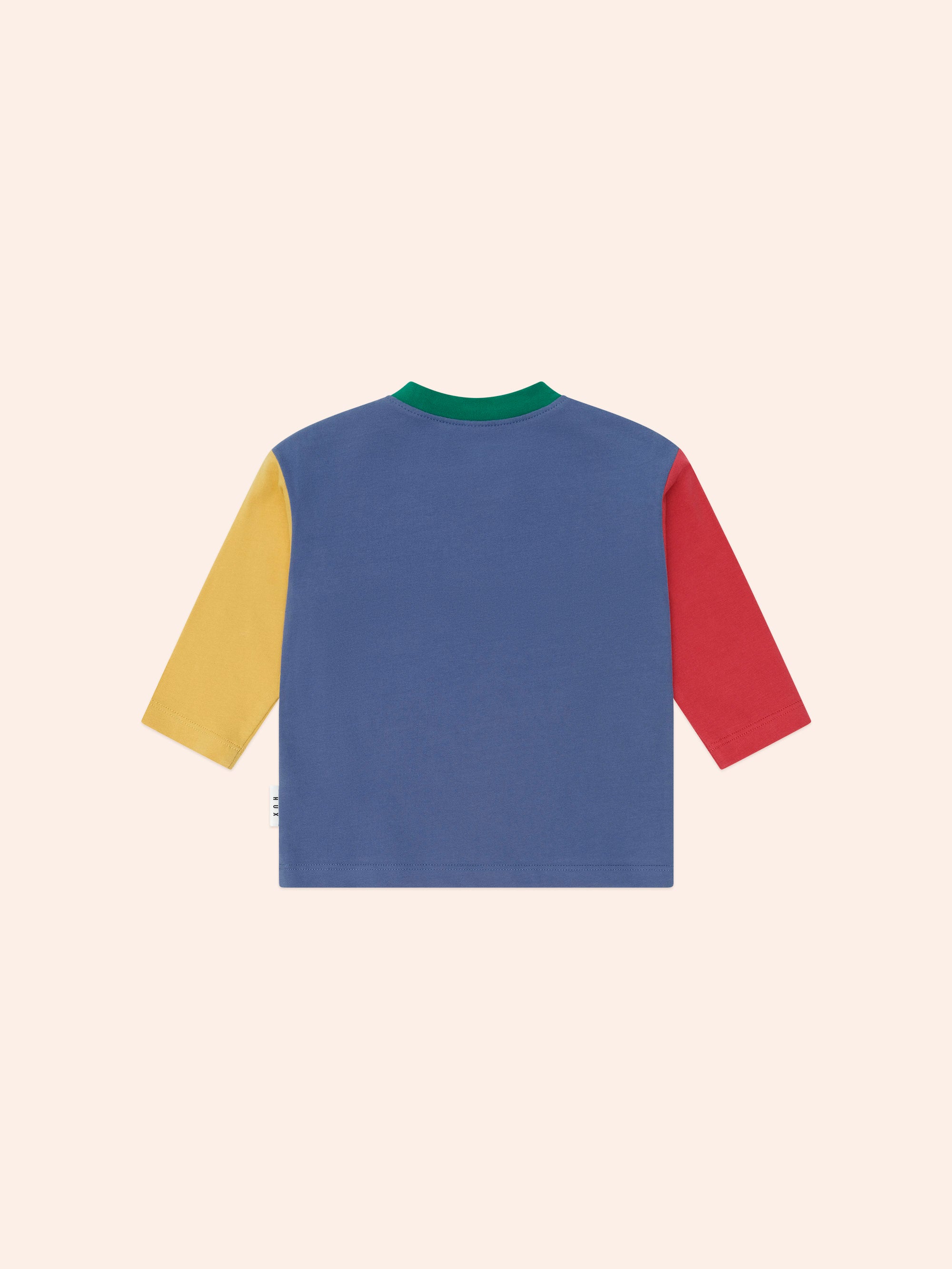 Colour Block Construction Top TOP LS Huxbaby