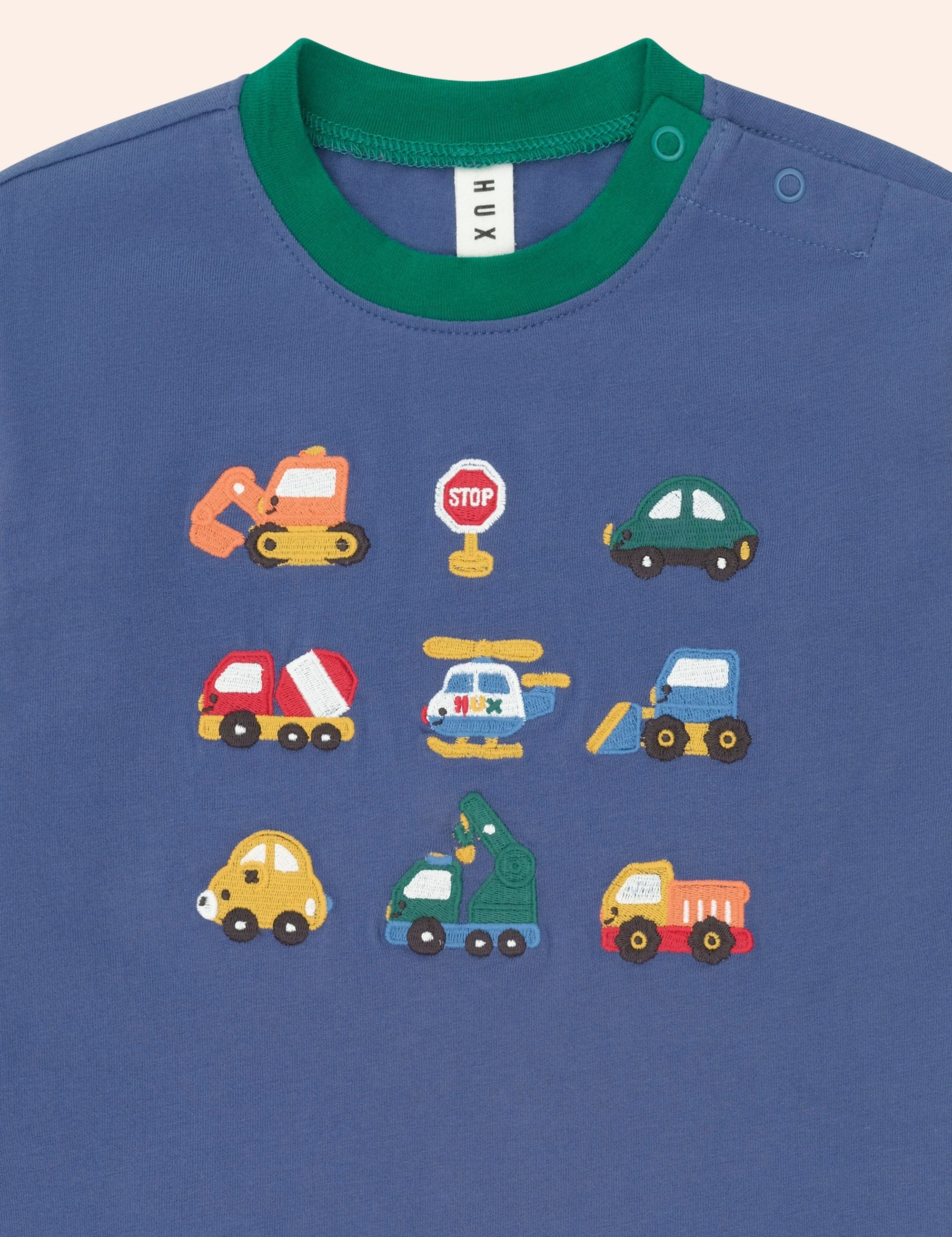 Colour Block Construction Top TOP LS Huxbaby