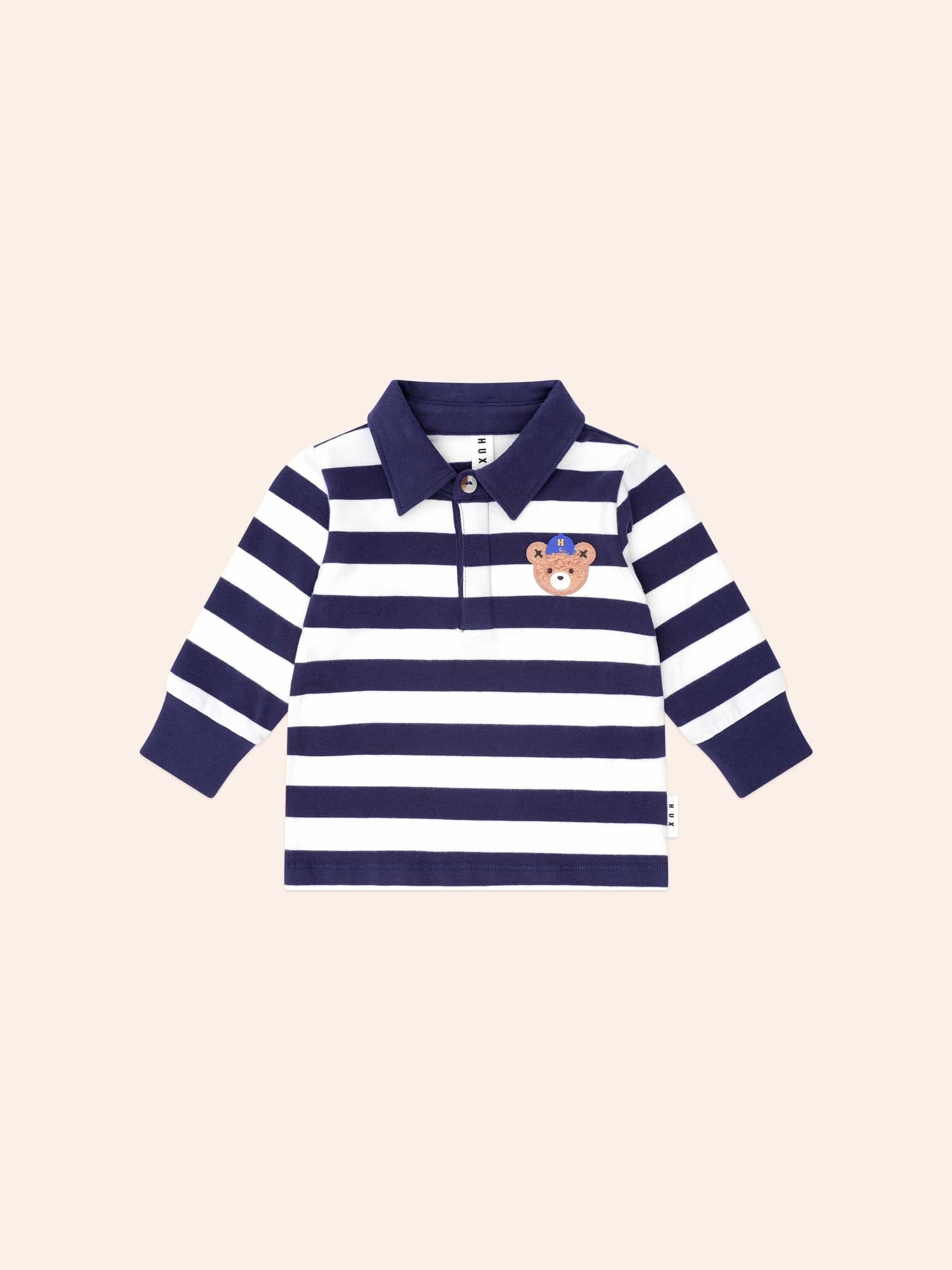 Varsity Hux Polo TOP LS Huxbaby
