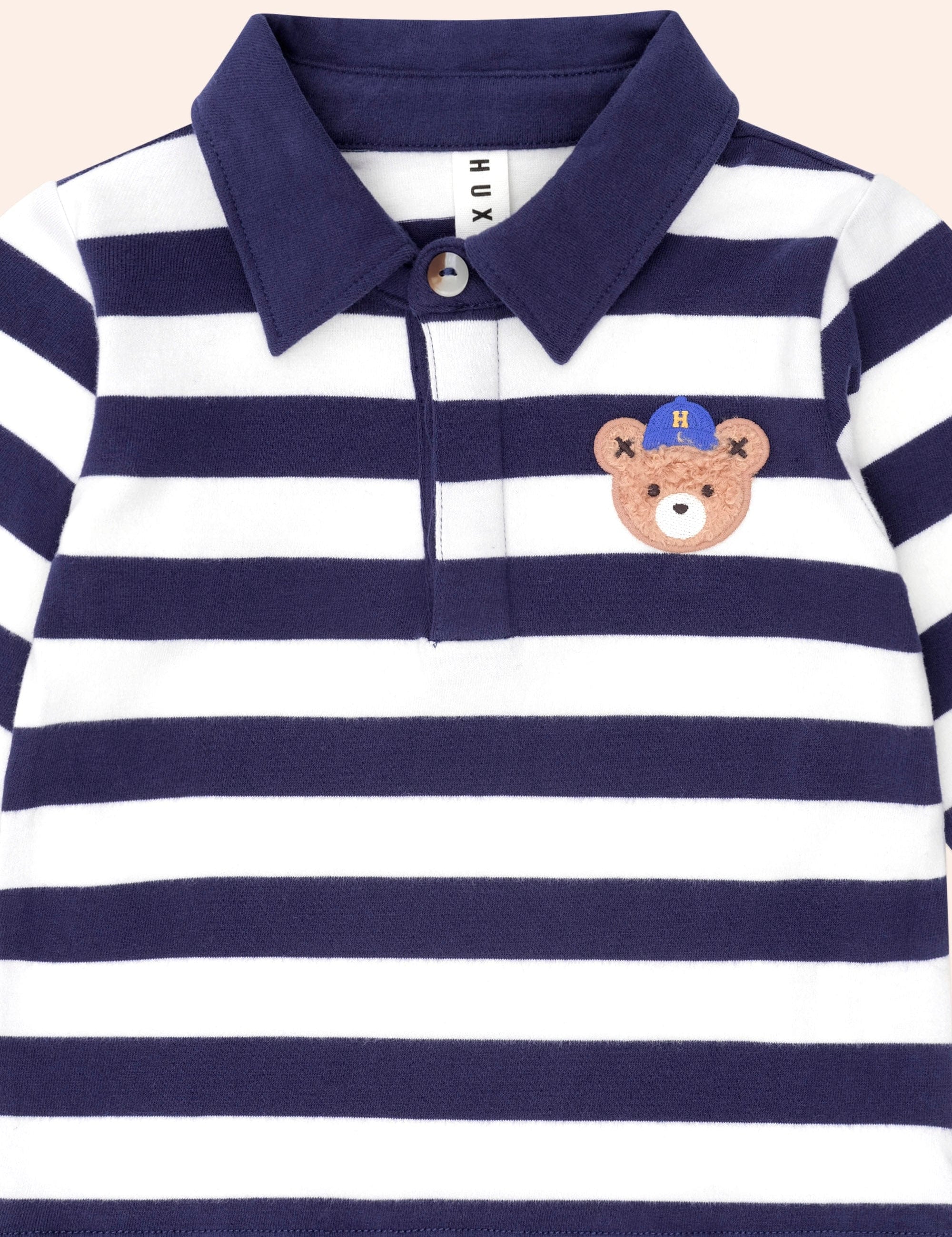 Varsity Hux Polo TOP LS Huxbaby