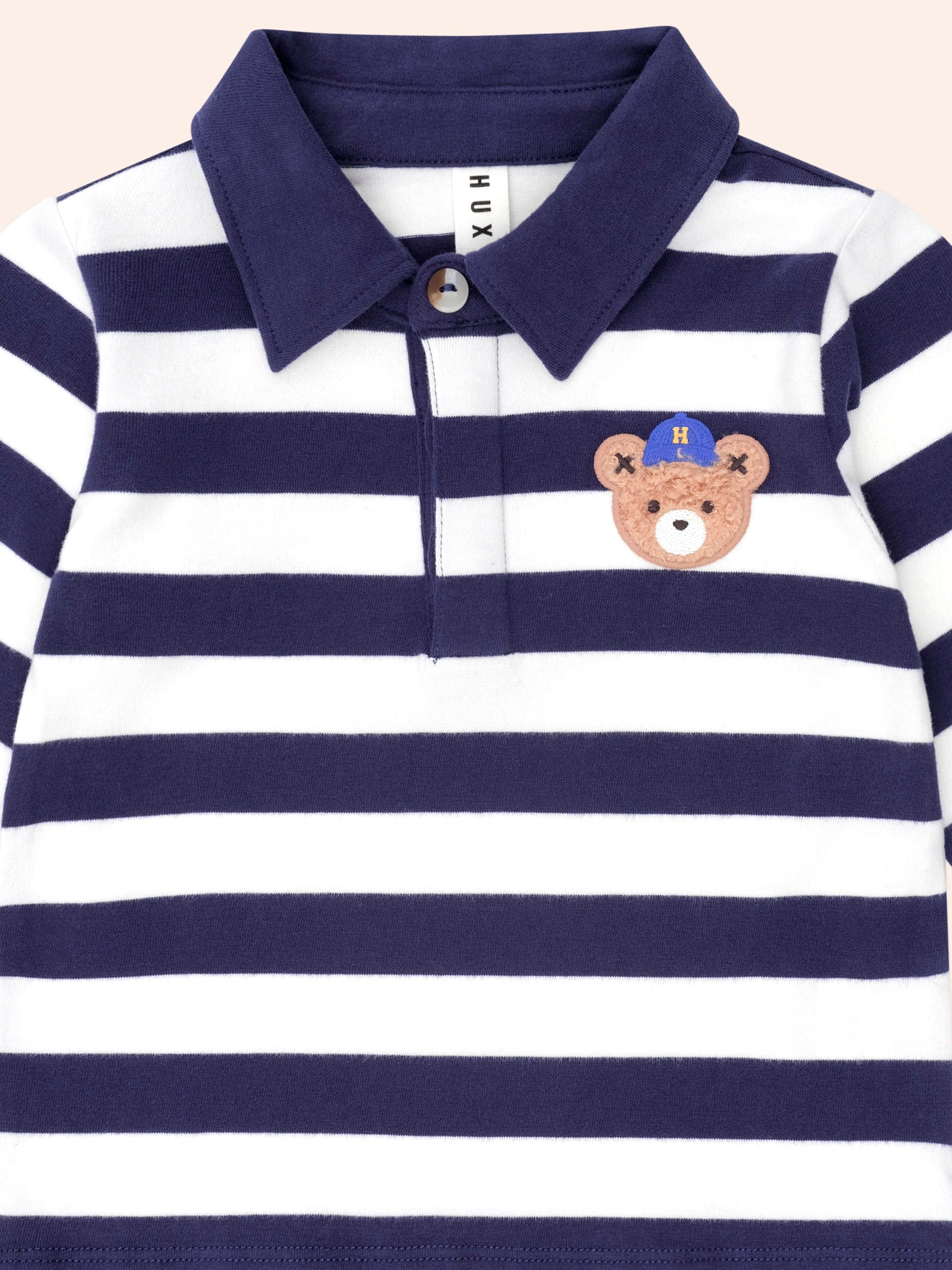 Varsity Hux Polo TOP LS Huxbaby