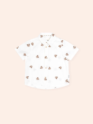 All Over Hux Emb S/Slv Shirt TOP SL Huxbaby Shopify