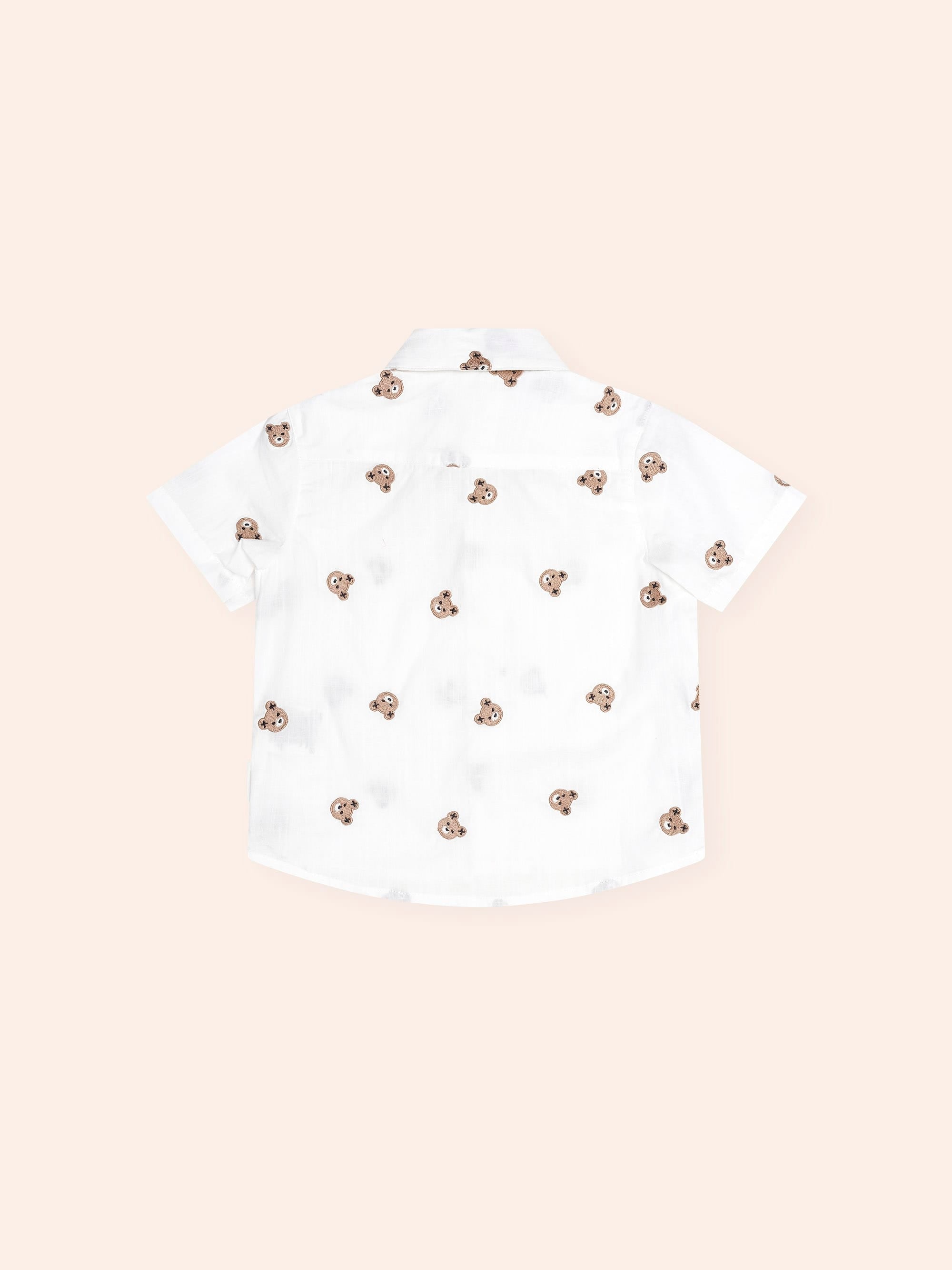 All Over Hux Emb S/Slv Shirt TOP SL Huxbaby Shopify