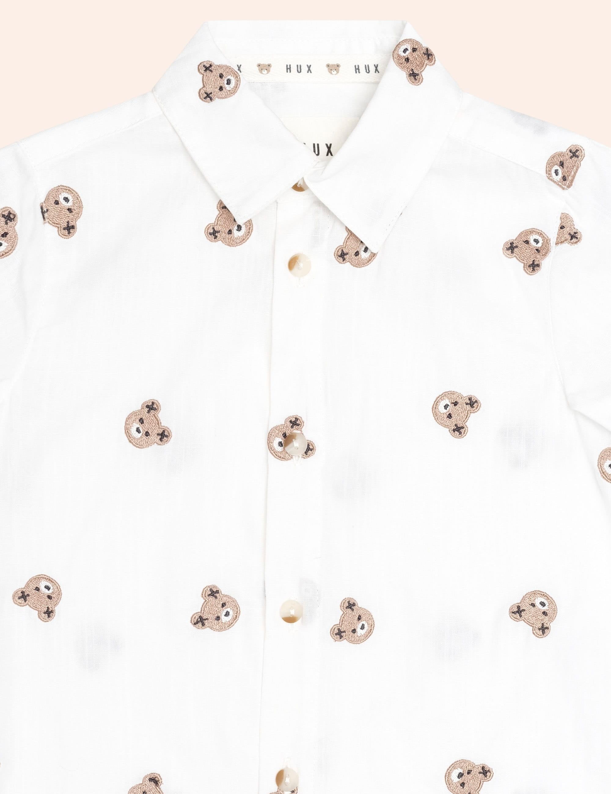 All Over Hux Emb S/Slv Shirt TOP SL Huxbaby Shopify