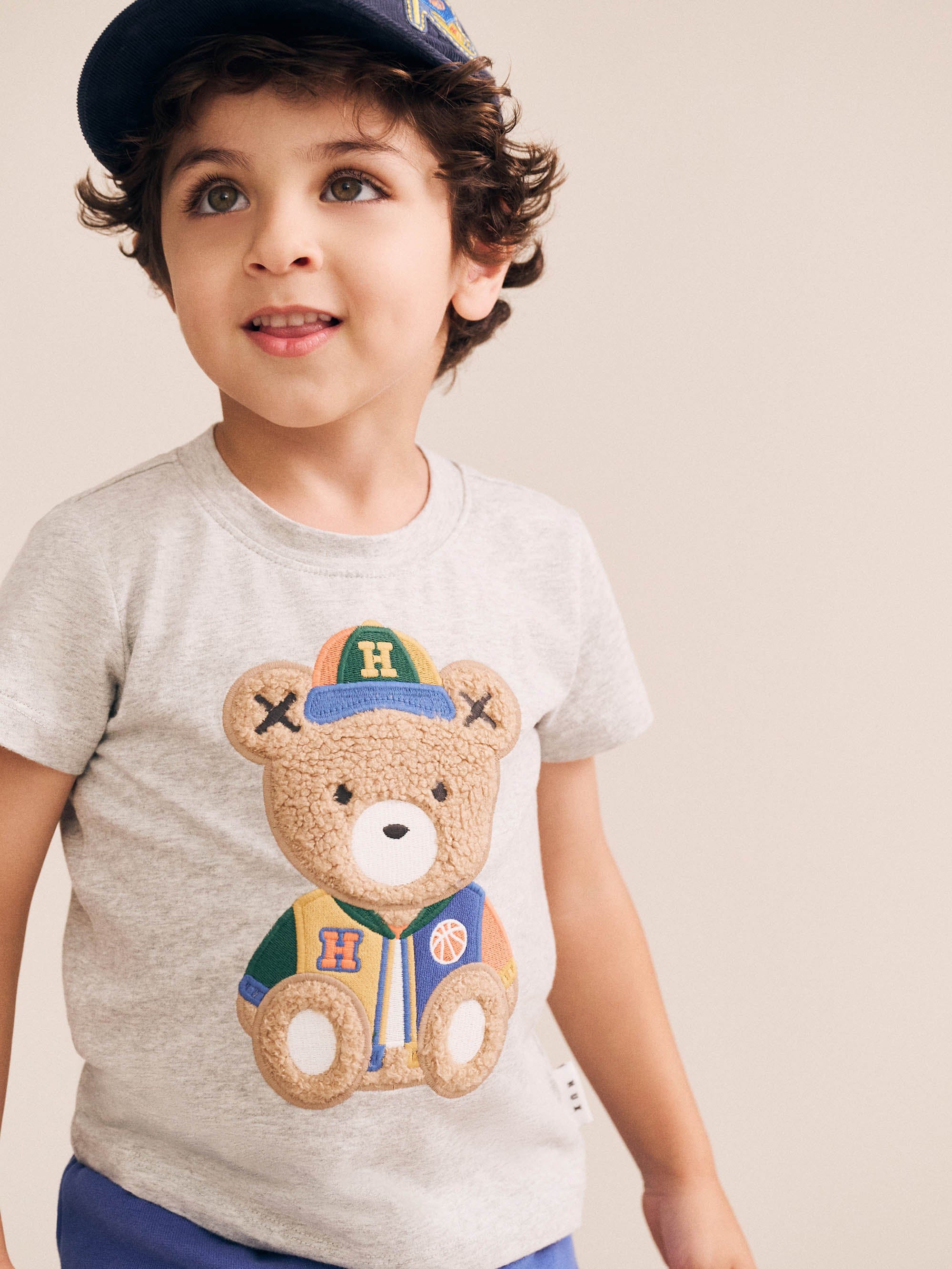 Varsity Hux Grey Tee T-SHIRT Huxbaby