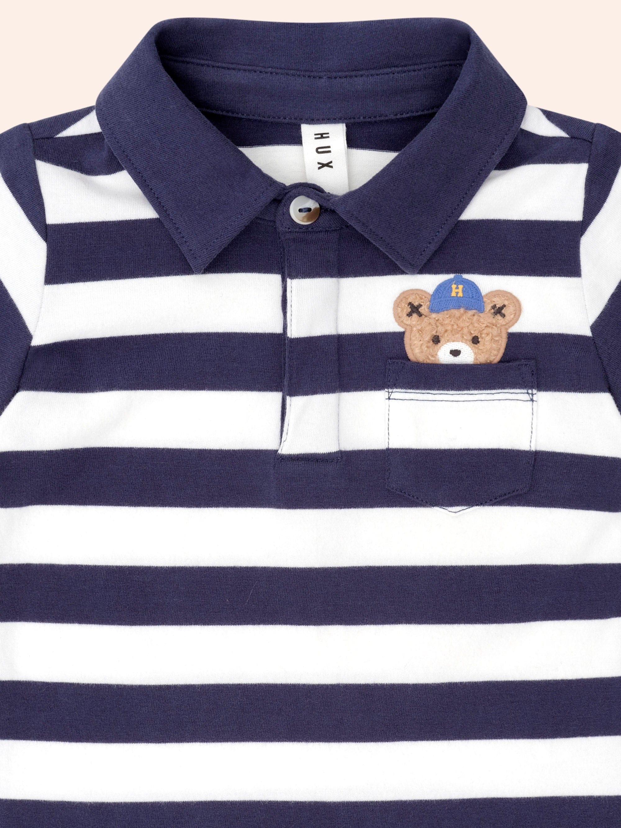 Peekaboo Varsity Hux Tee T-SHIRT Huxbaby