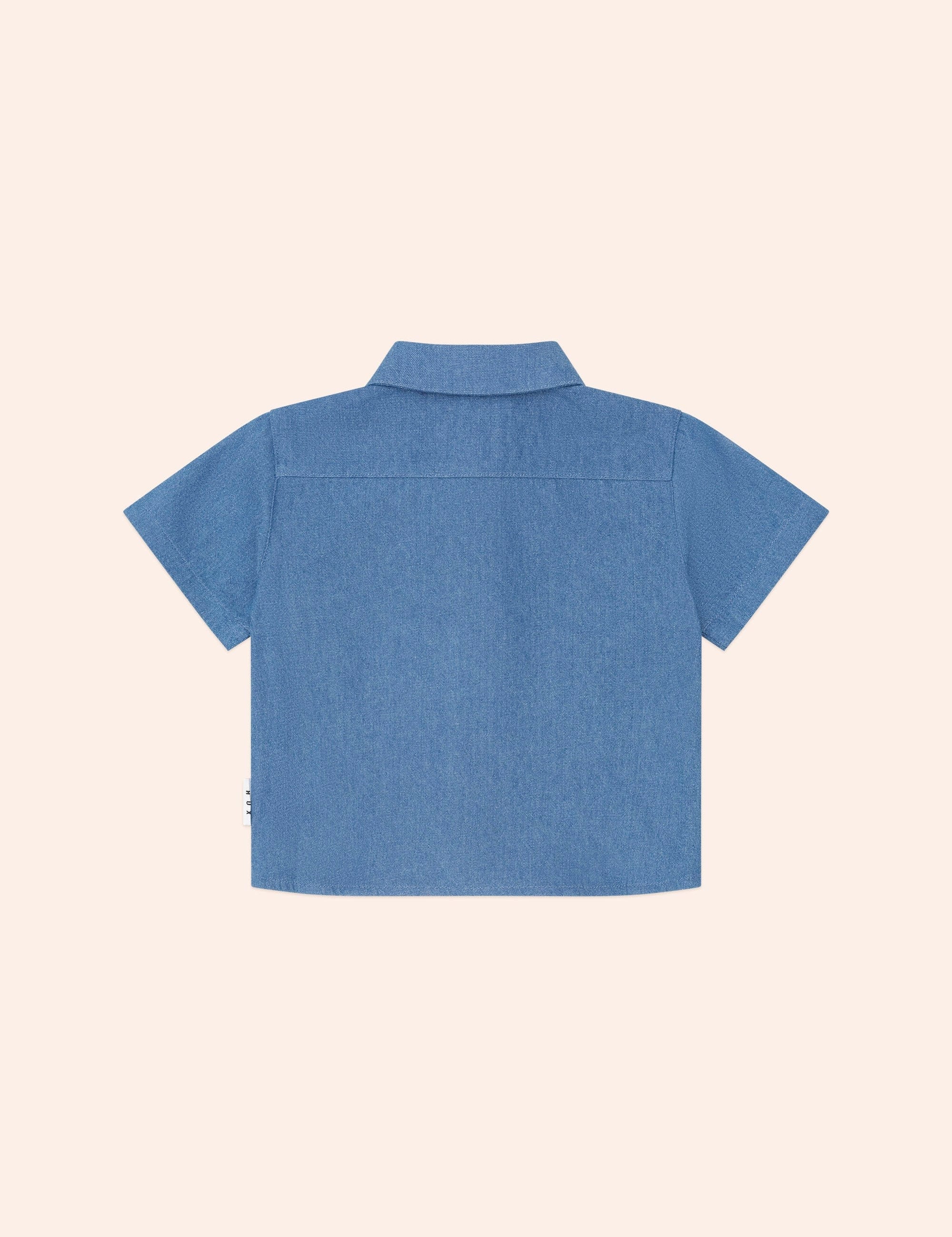 Hux Chambray Short Sleeve Shirt T-SHIRT Huxbaby