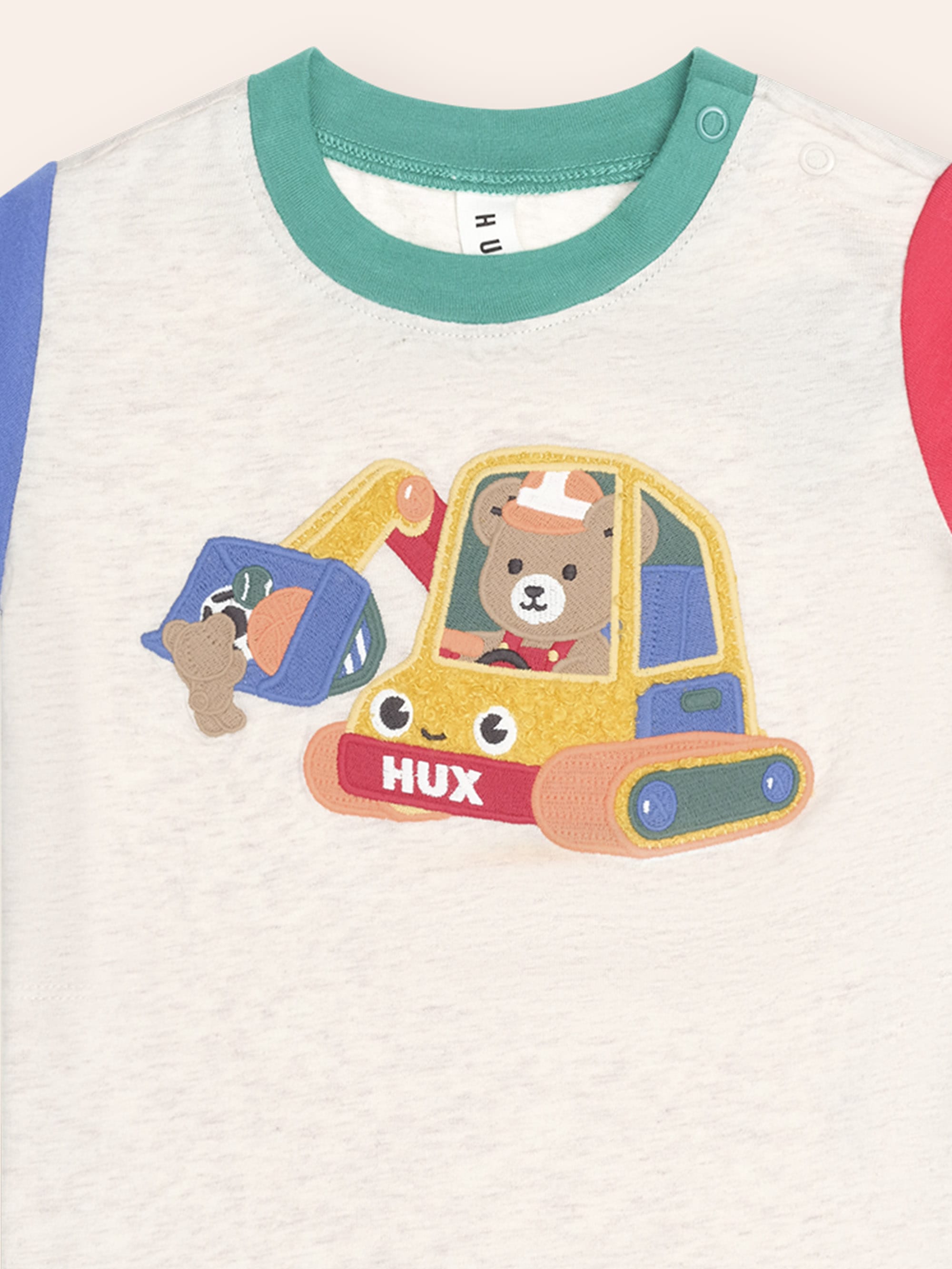 Excavator Hux Spliced Tee T-SHIRT Huxbaby Shopify
