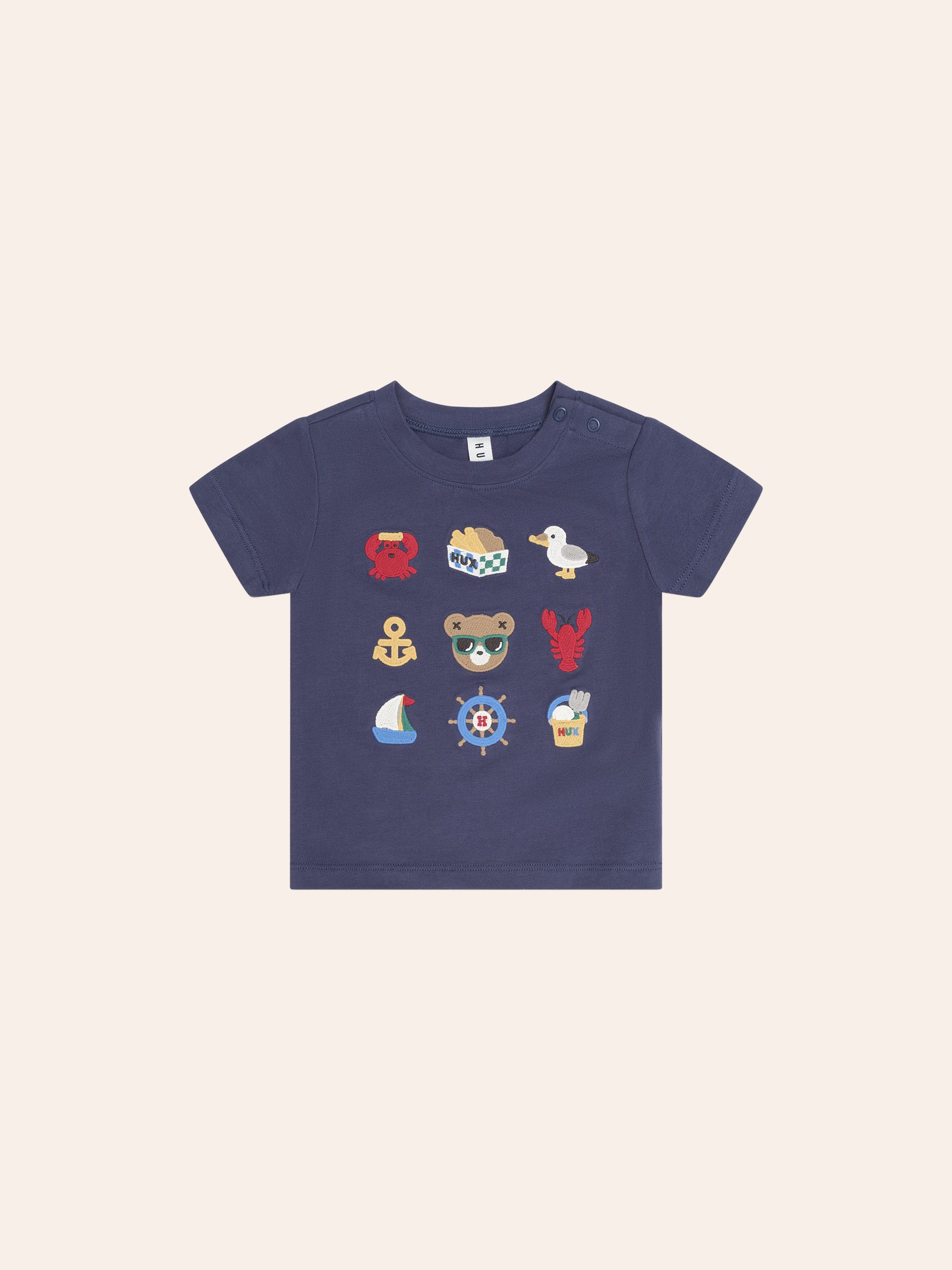 9 Nautical Emb Tee T-SHIRT Huxbaby Shopify