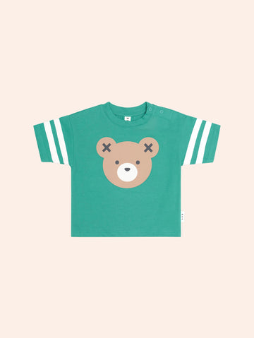 Huxbear Sporty Stripe Slouchy Tee T-SHIRT Huxbaby Shopify