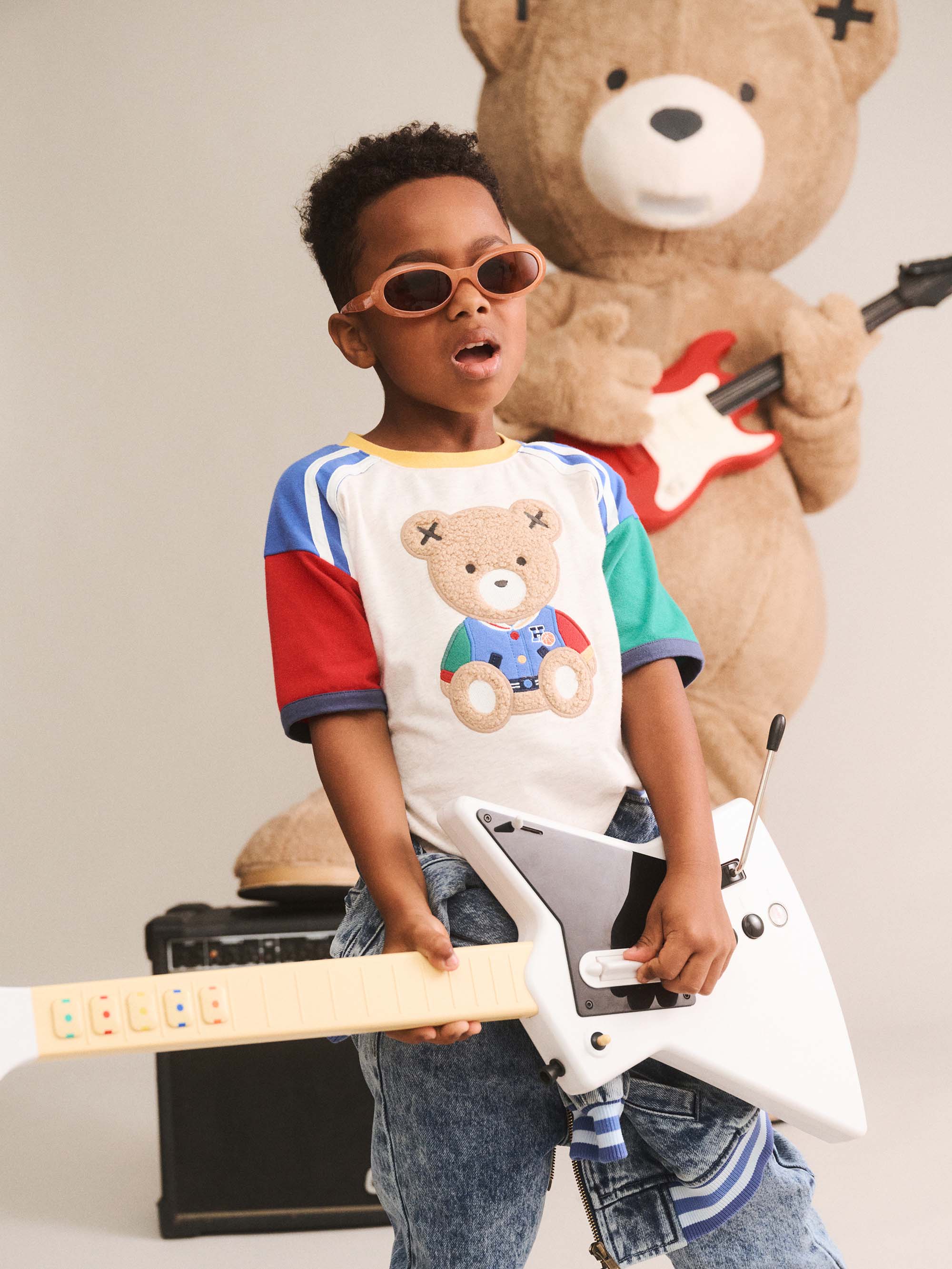 Huxbaby Shopify T-SHIRT Sporty Colour Block Hux Tee