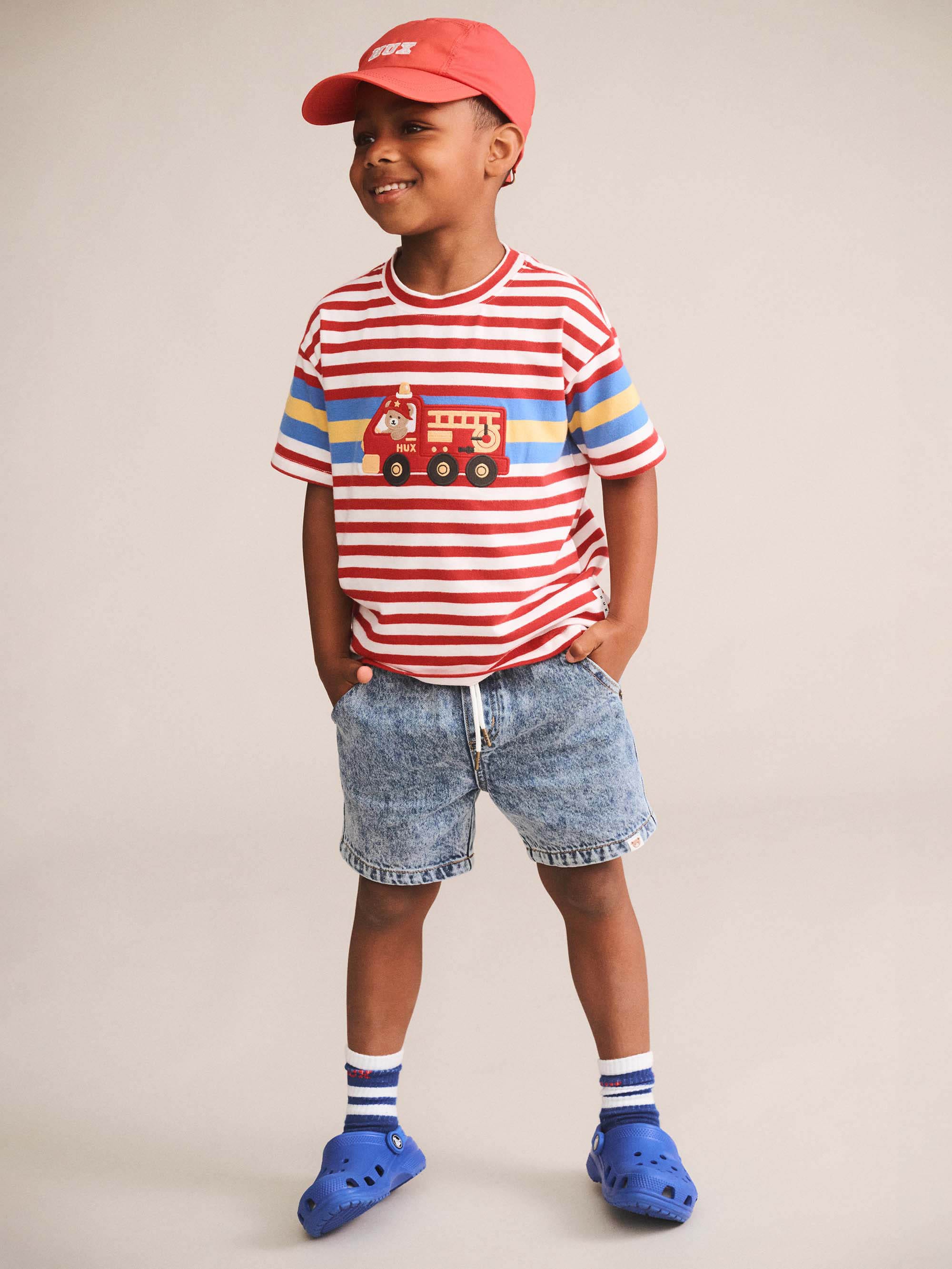Fireman Hux Stripe Tee T-SHIRT Huxbaby Shopify