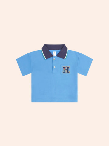 Collegiate Pique Polo TOP SL Huxbaby Shopify