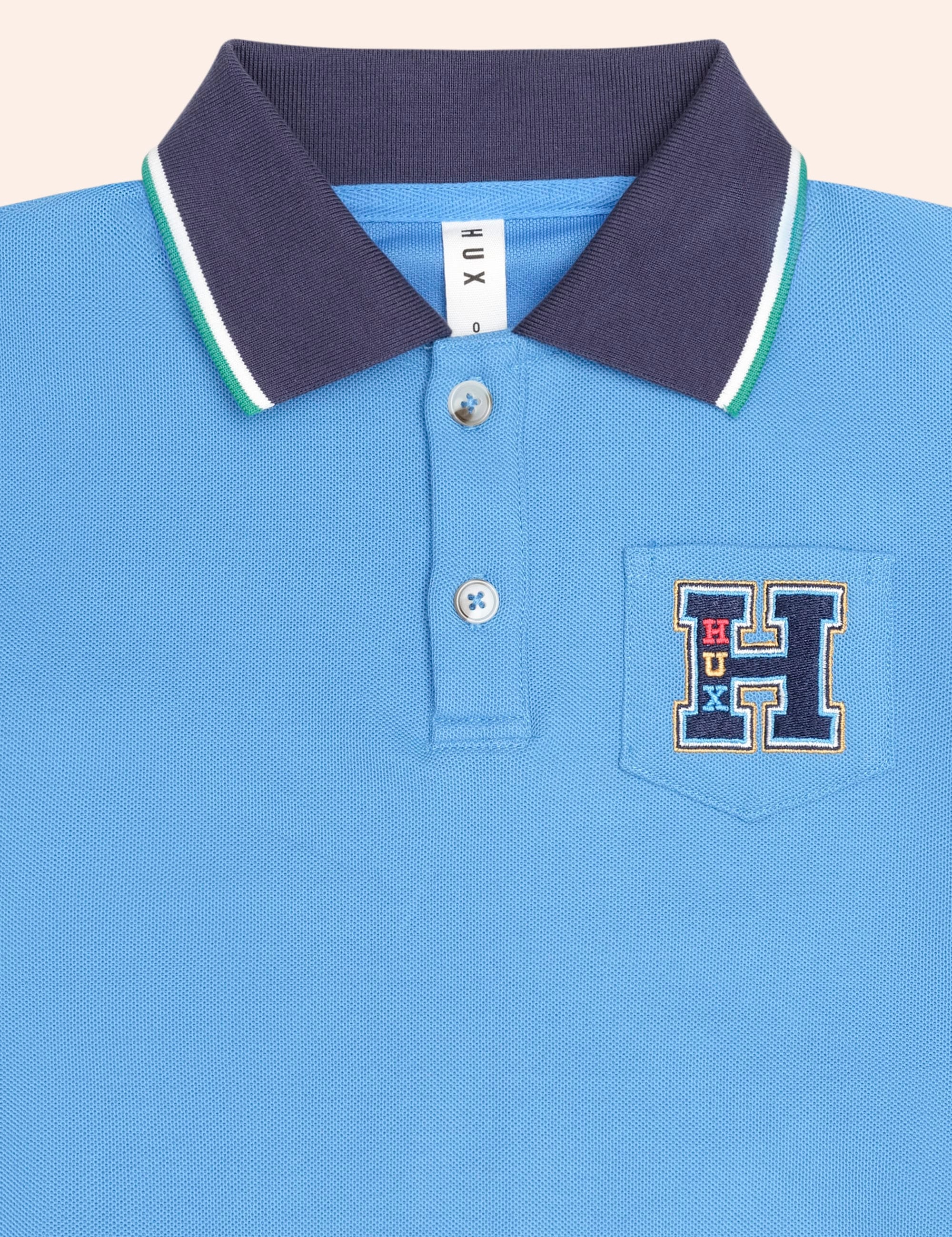 Collegiate Pique Polo TOP SL Huxbaby Shopify