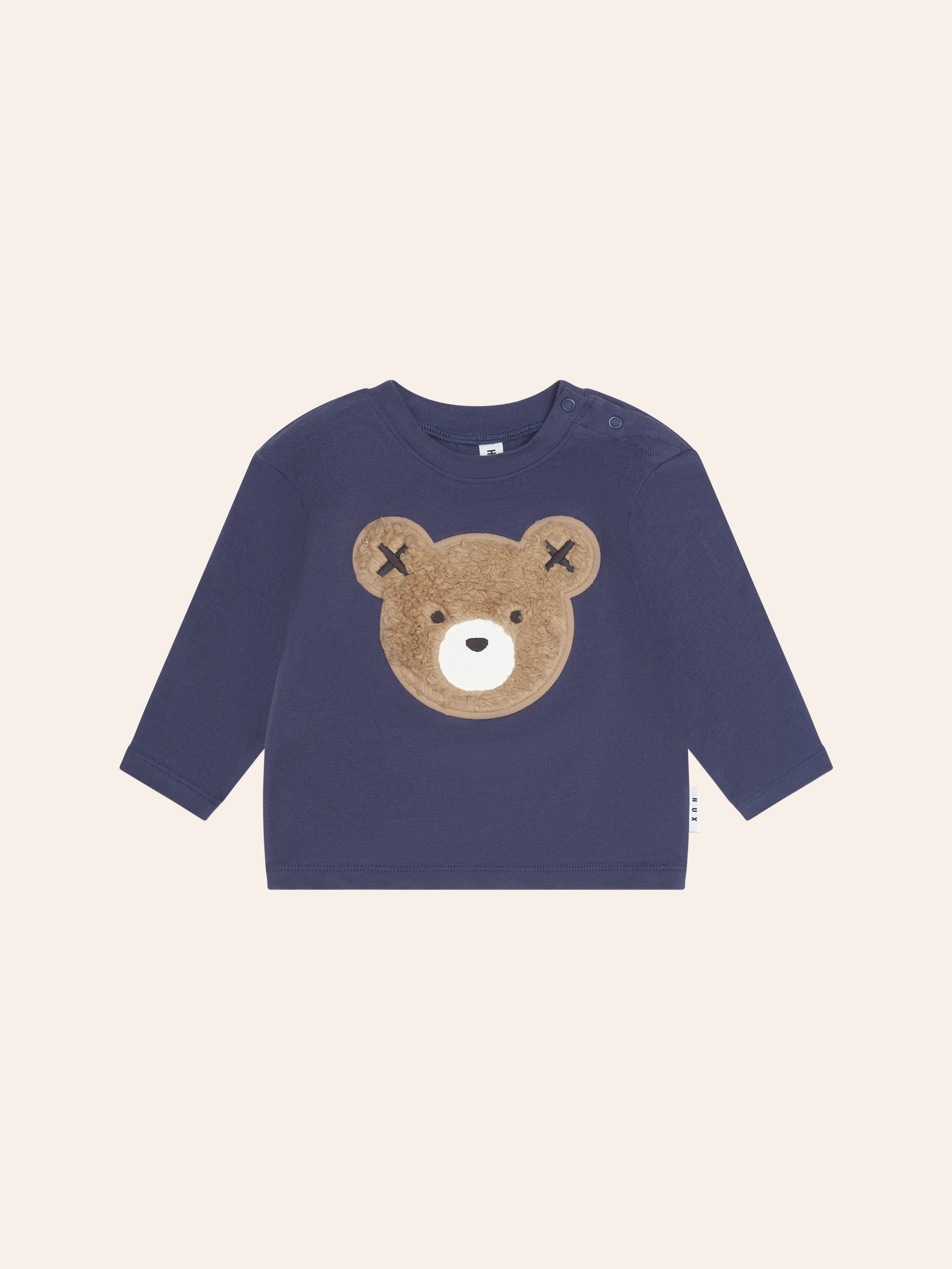 Huxbaby Shopify TOP LS Furry Huxbear Top