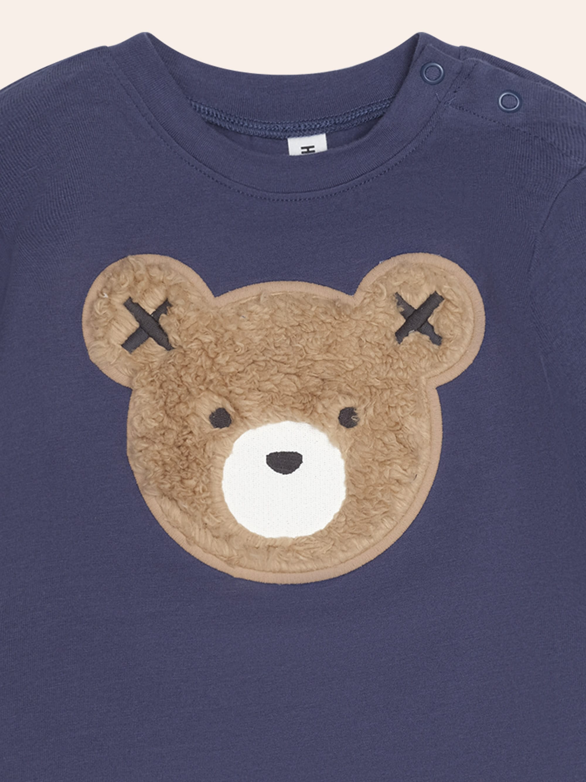 Huxbaby Shopify TOP LS Furry Huxbear Top