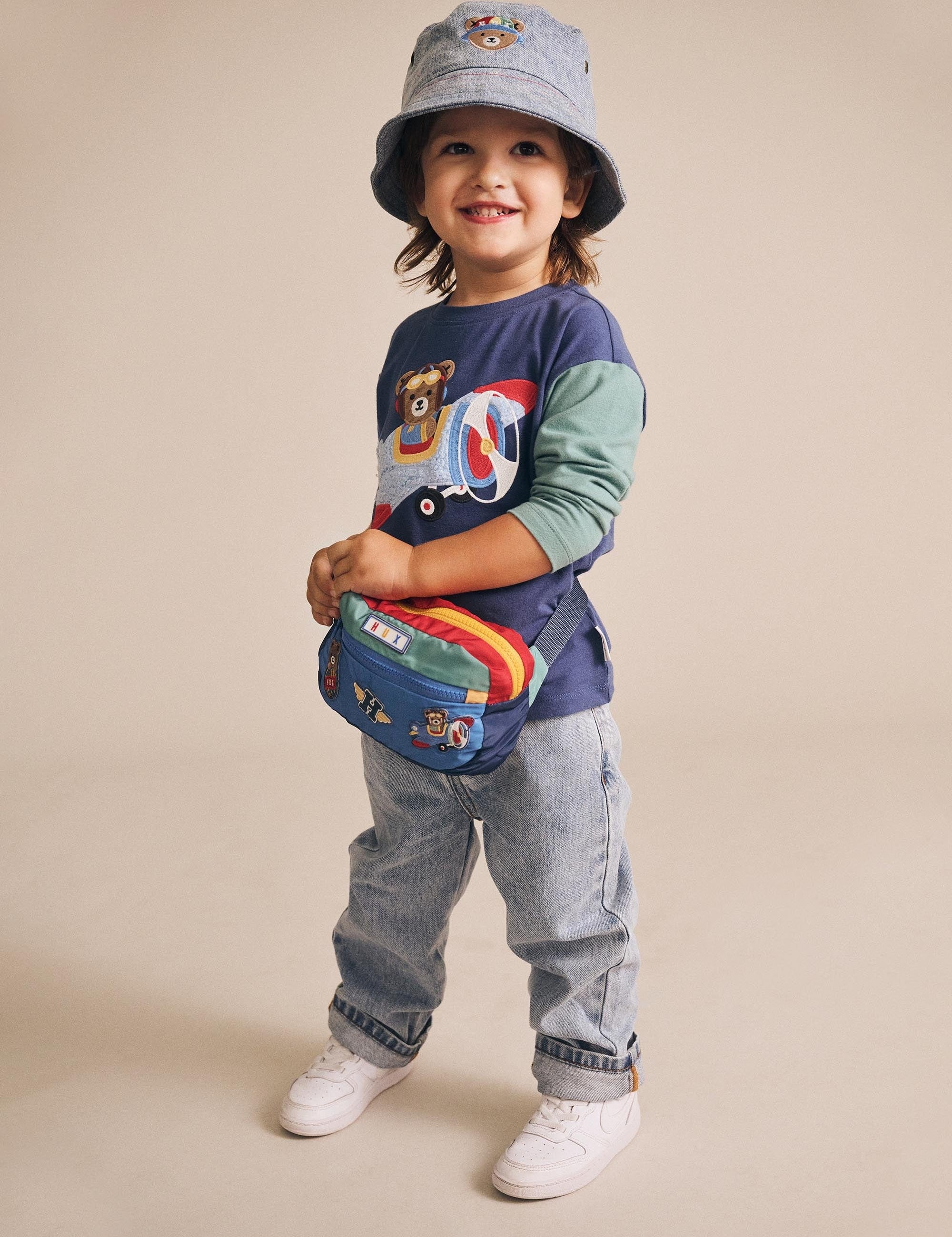 Aviator Huxbear Longsleeve Top TOP LS Huxbaby