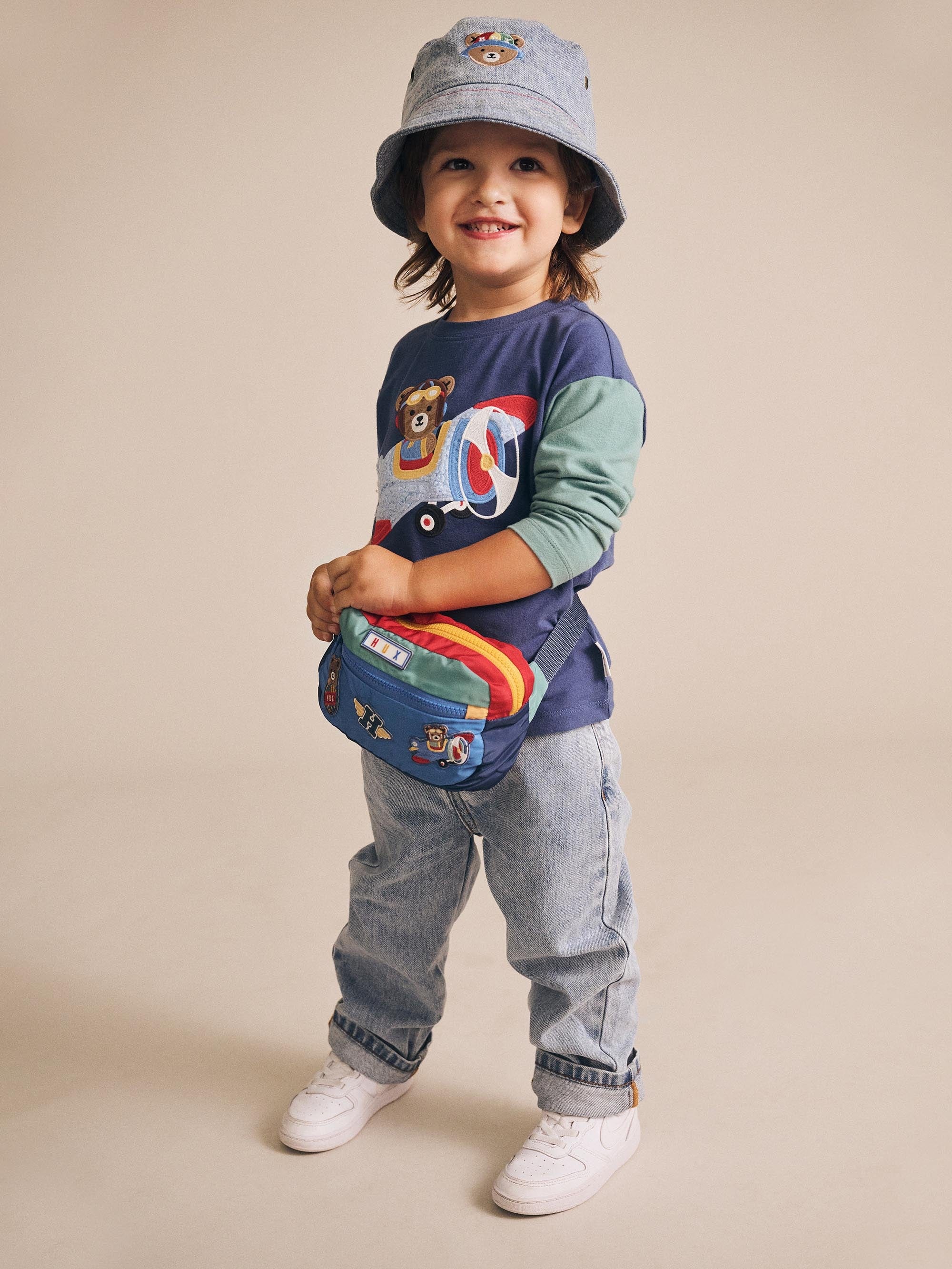 Aviator Huxbear Longsleeve Top TOP LS Huxbaby