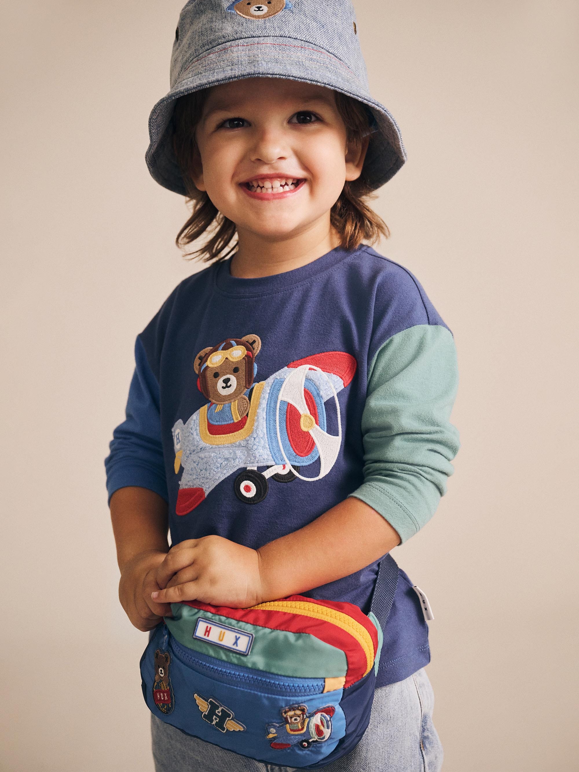 Aviator Huxbear Longsleeve Top TOP LS Huxbaby