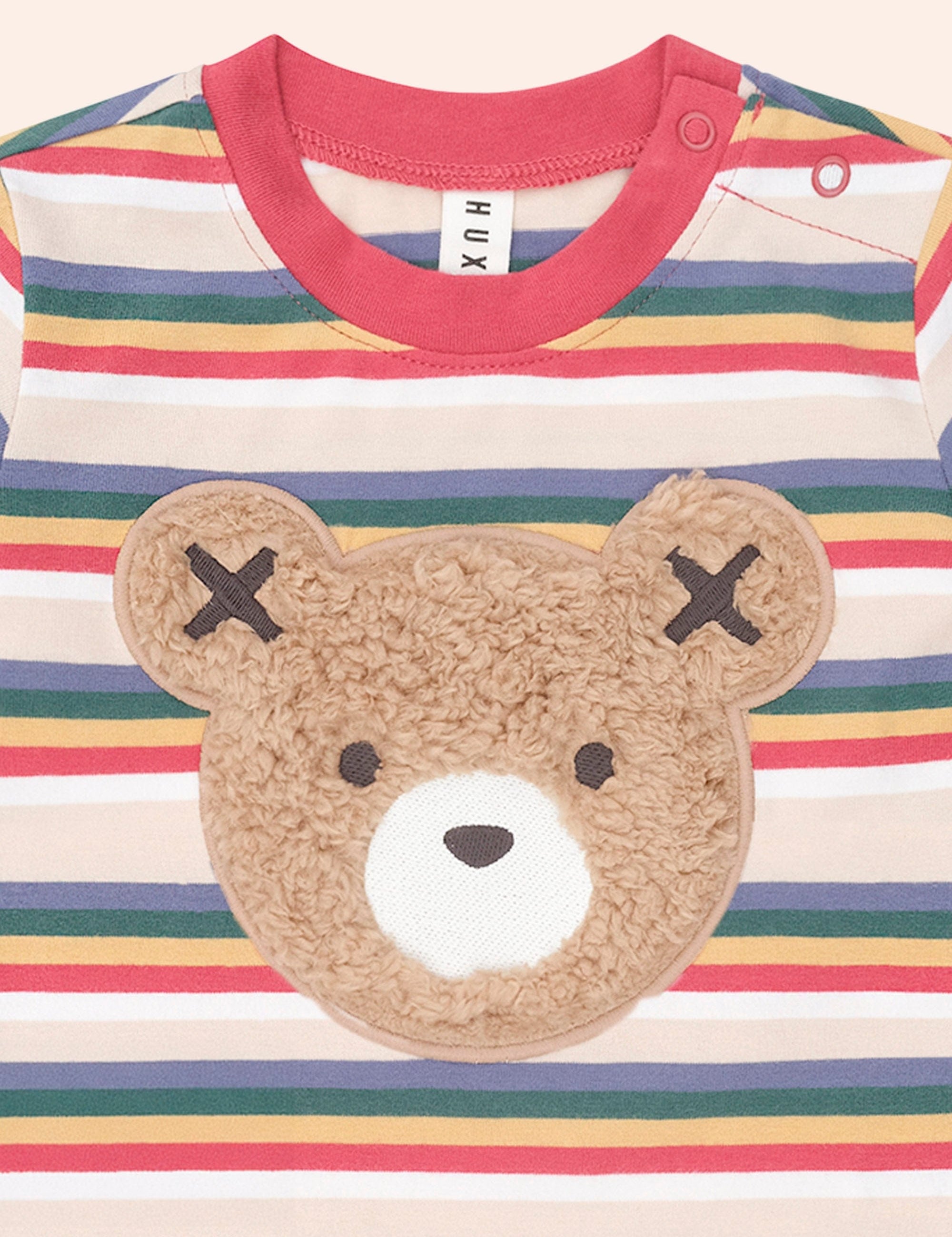 Vintage Stripe Huxbear Top TOP LS Huxbaby