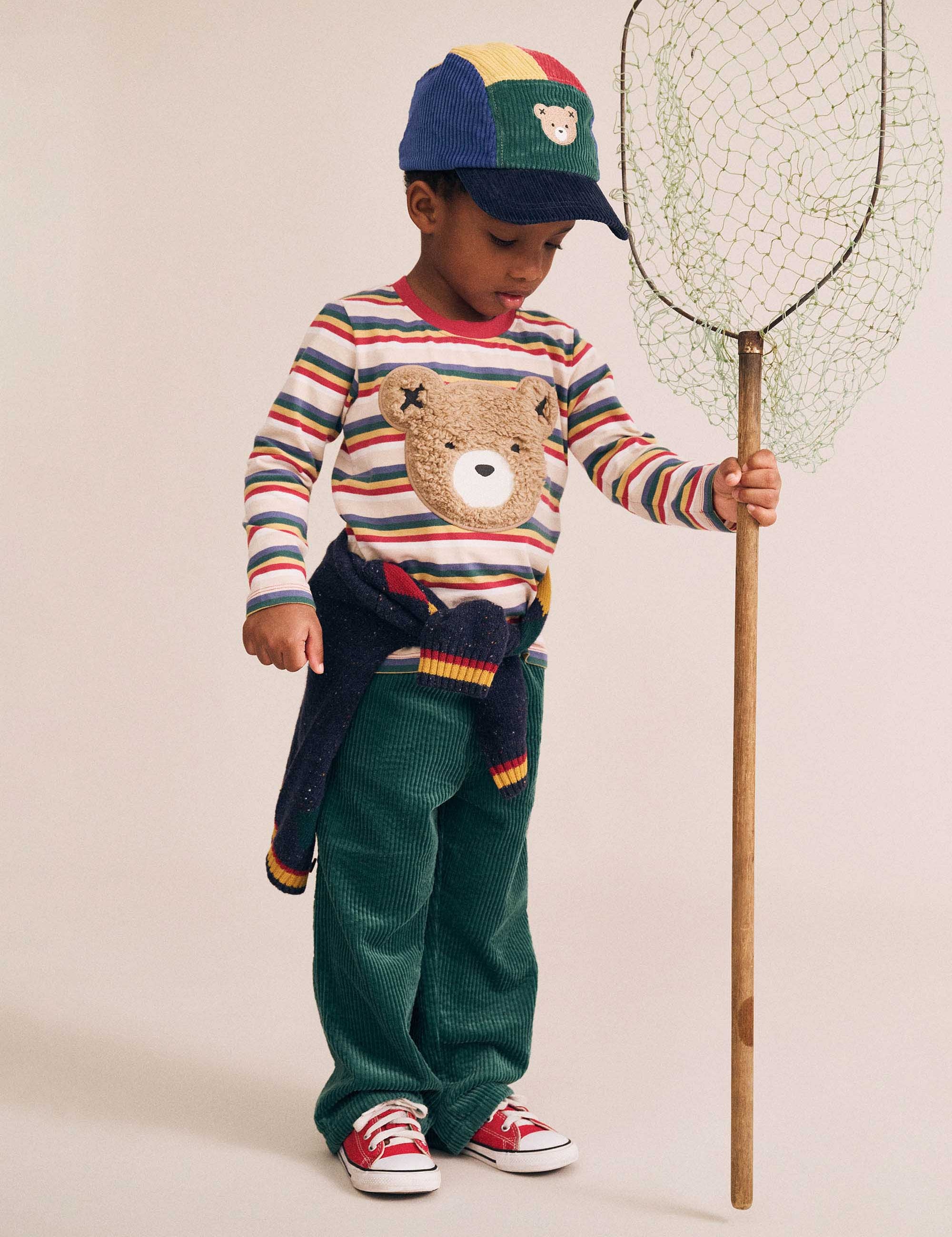 Vintage Stripe Huxbear Top TOP LS Huxbaby