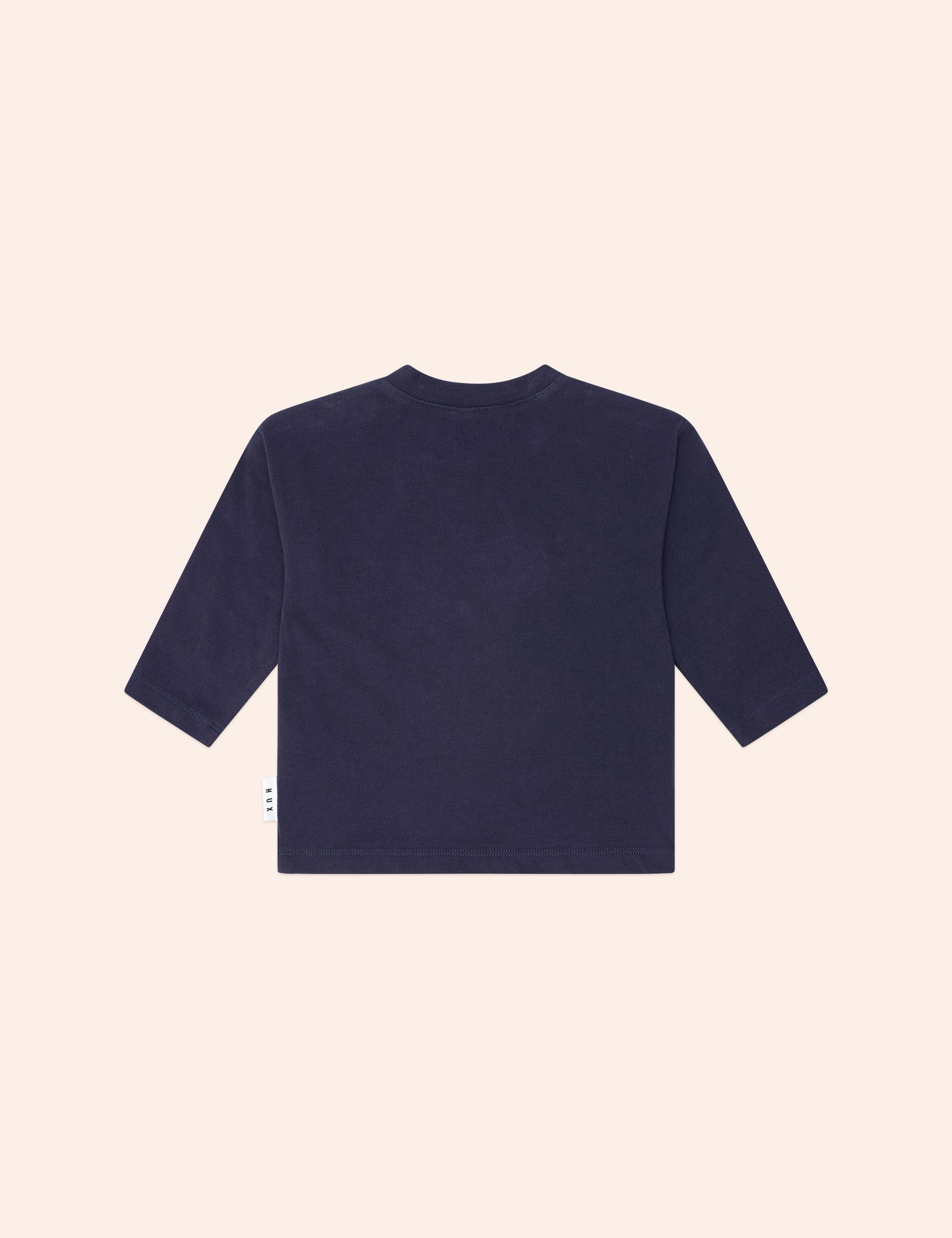 Camping Dino Drop Sleeve Top TOP LS Huxbaby