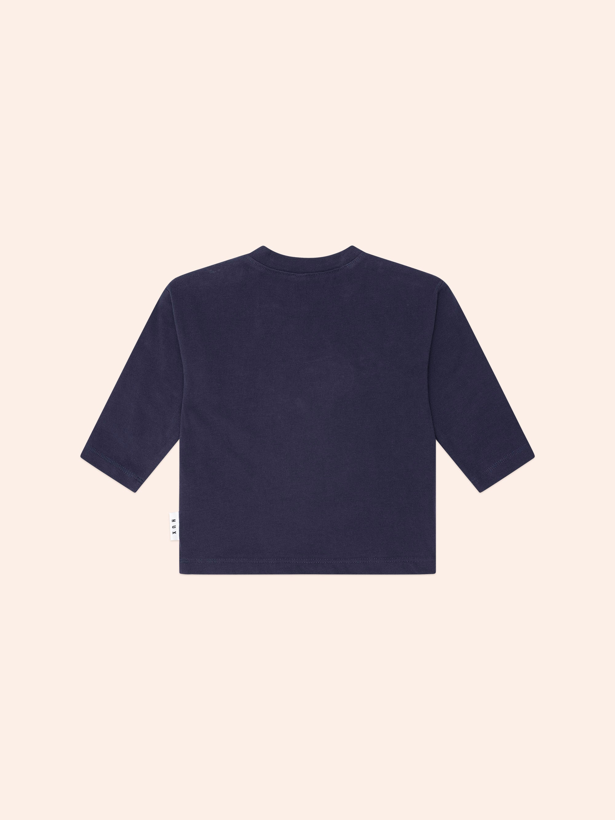 Camping Dino Drop Sleeve Top TOP LS Huxbaby