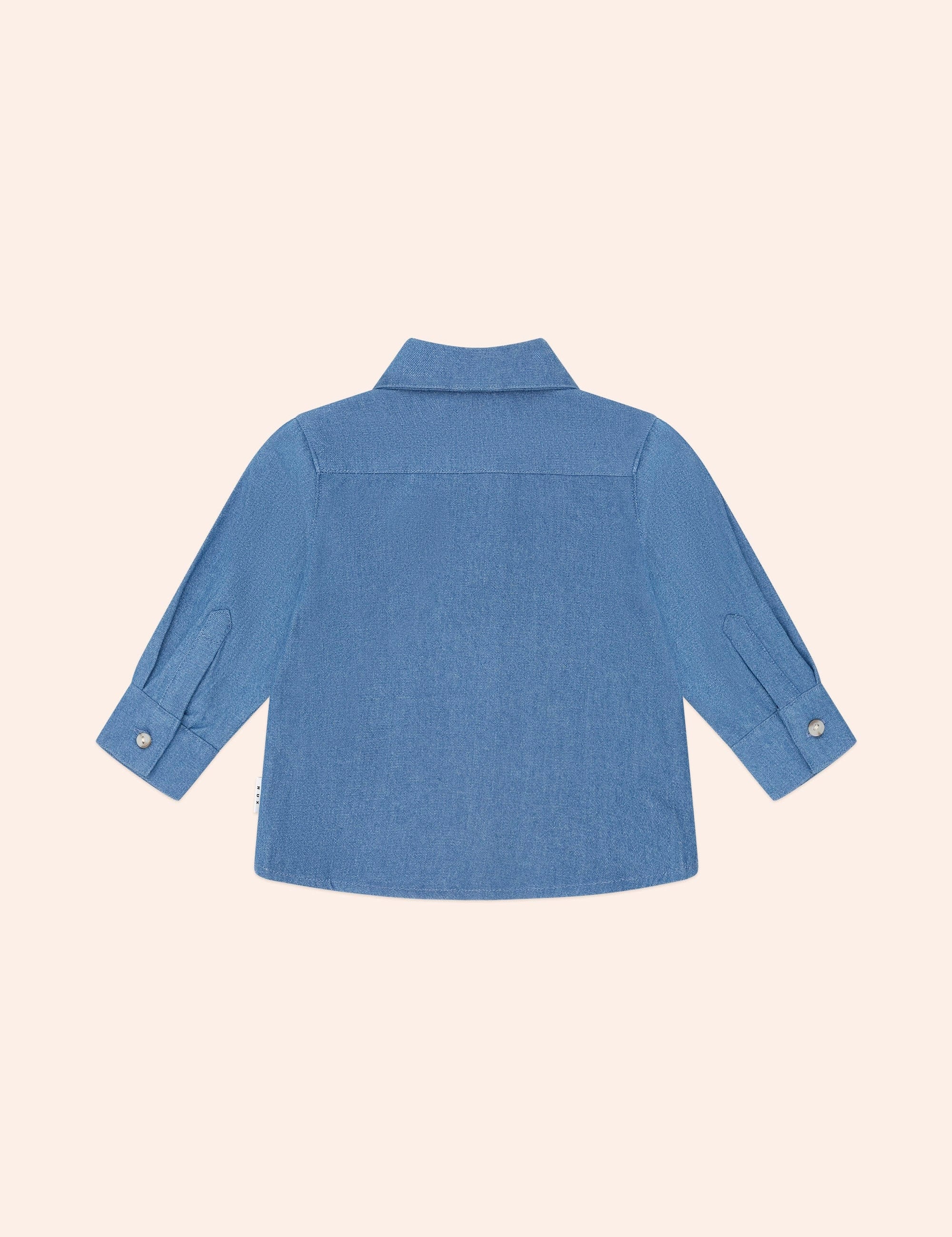 Hux Chambray Shirt TOP LS Huxbaby
