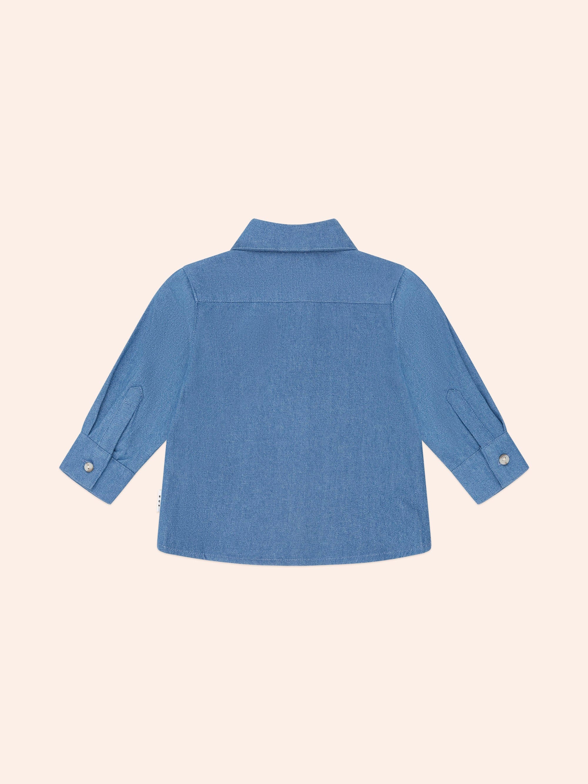 Hux Chambray Shirt TOP LS Huxbaby