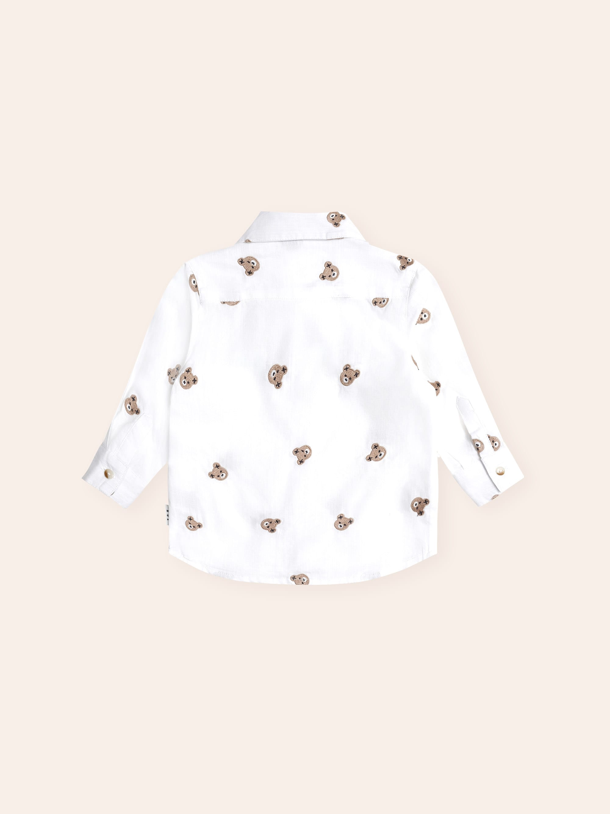 All Over Hux Emb L/Slv Shirt TOP LS Huxbaby Shopify
