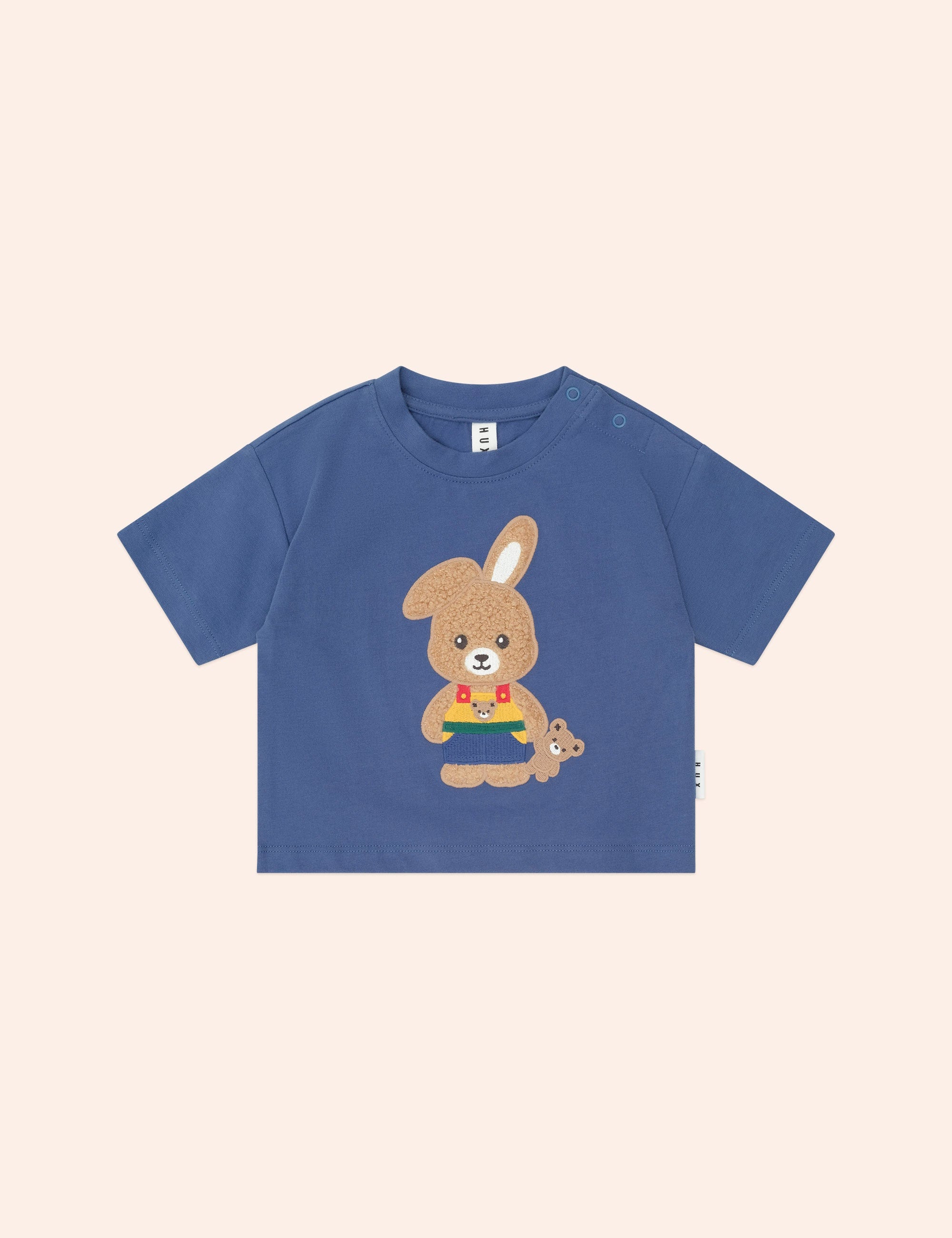 Colour Block Bunny Tee T-SHIRT Huxbaby