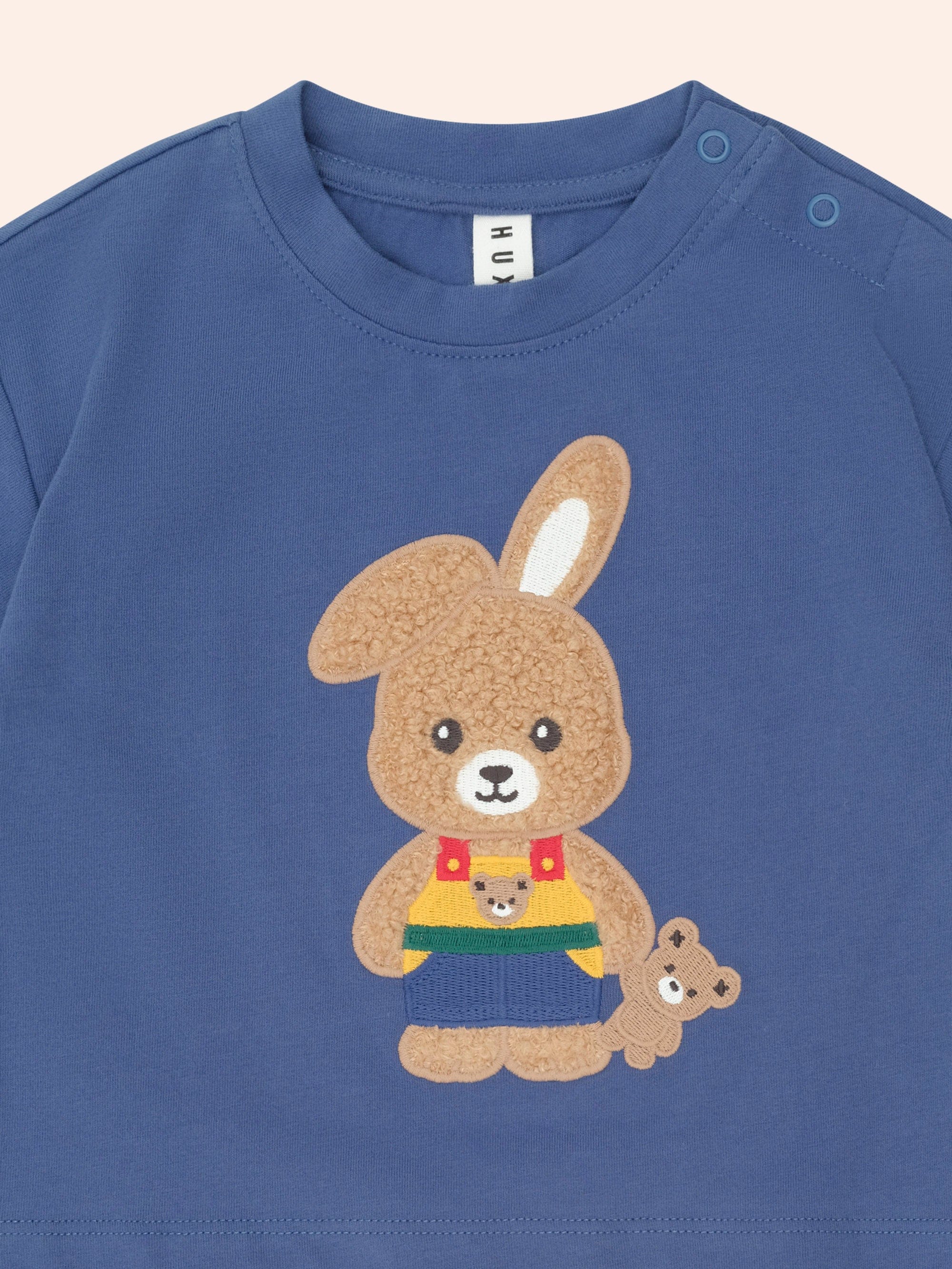 Colour Block Bunny Tee T-SHIRT Huxbaby