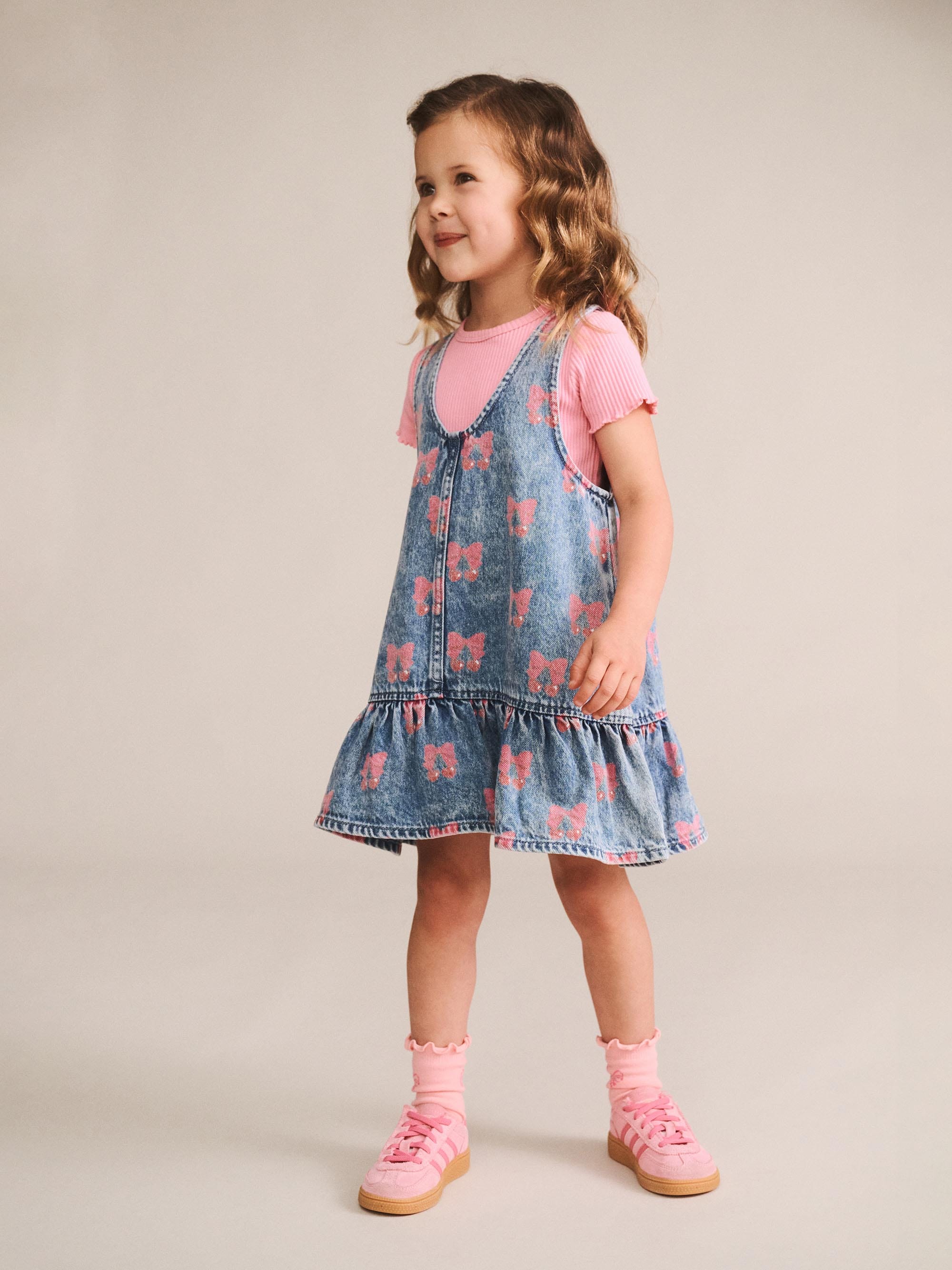 Strawberry Crme Rib Tee SL TOP Huxbaby Shopify