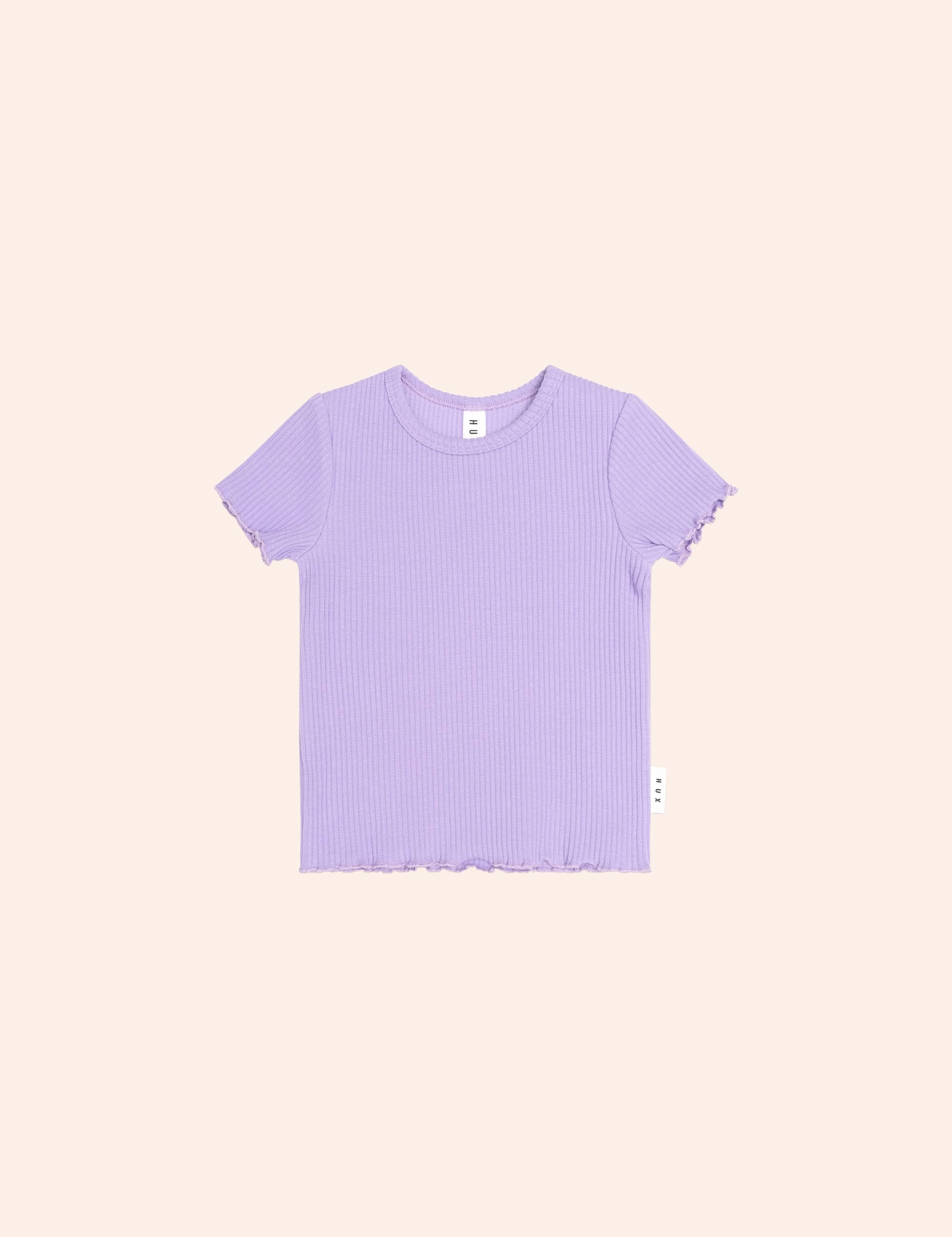 Orchid Rib Tee SL TOP Huxbaby Shopify